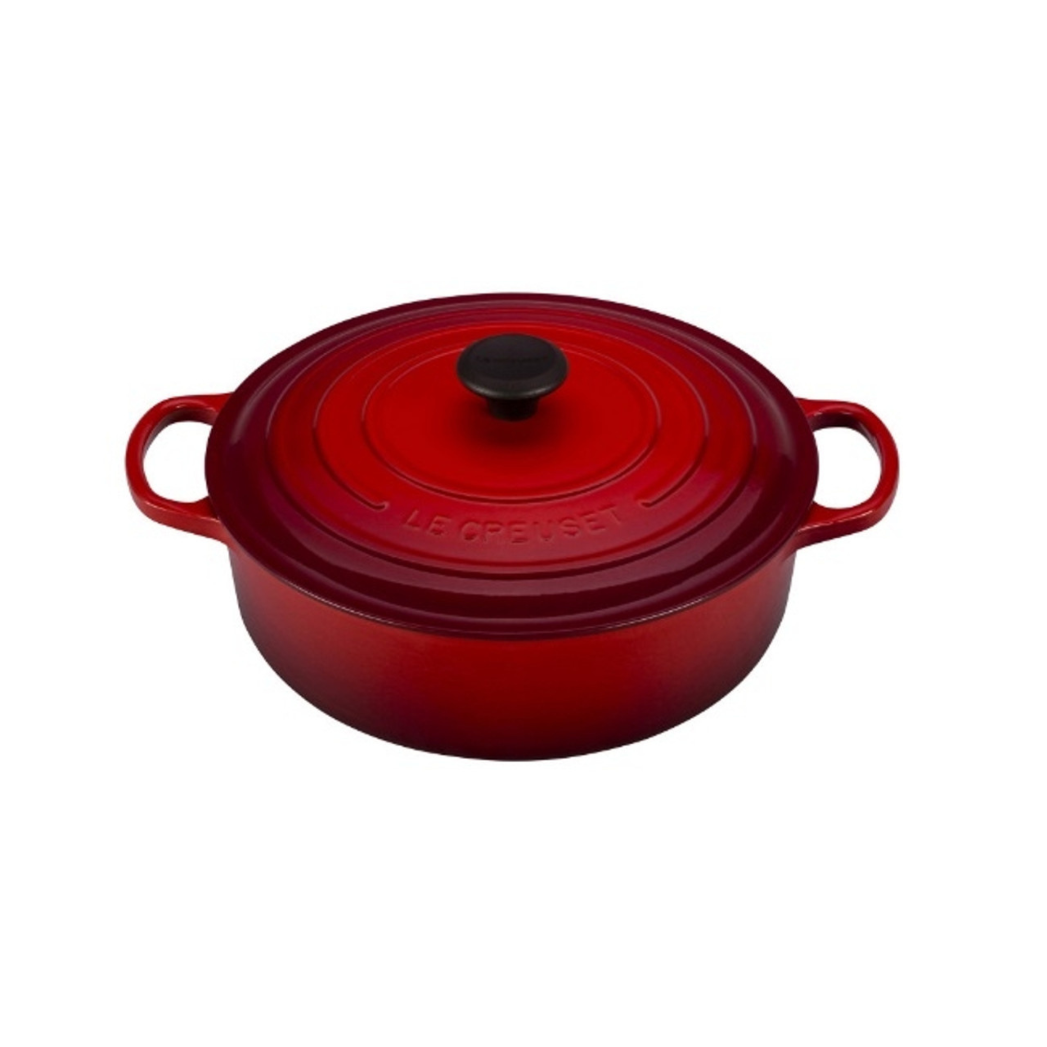 Le Creuset 6.2L Shallow Round Casserole Dish Cherry