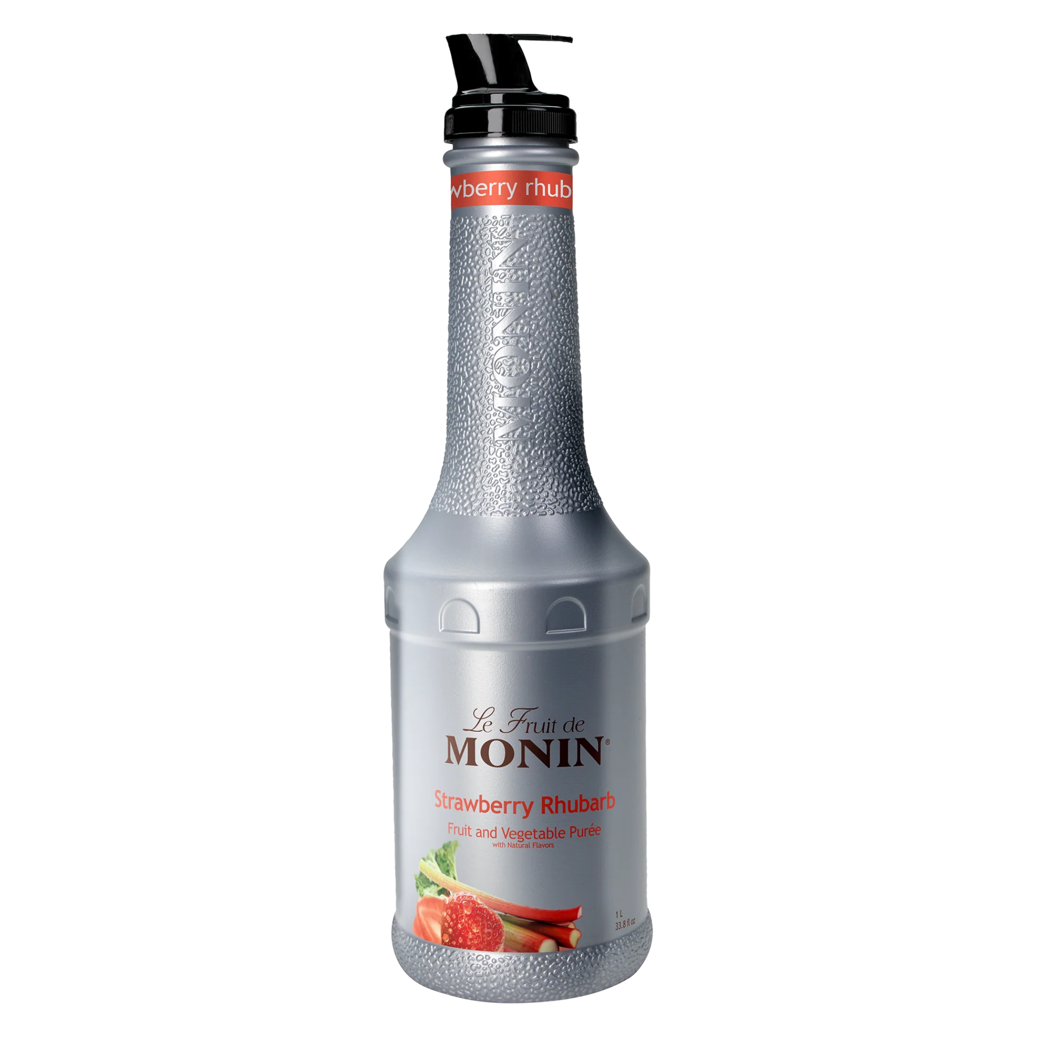Purée de Fraises et Rhubarbe 1L - Monin
