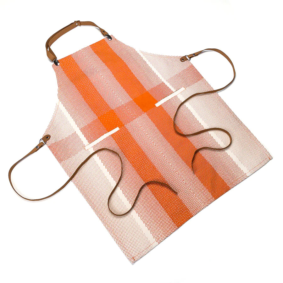 Tablier Lorenzo Orange- Maison Milan