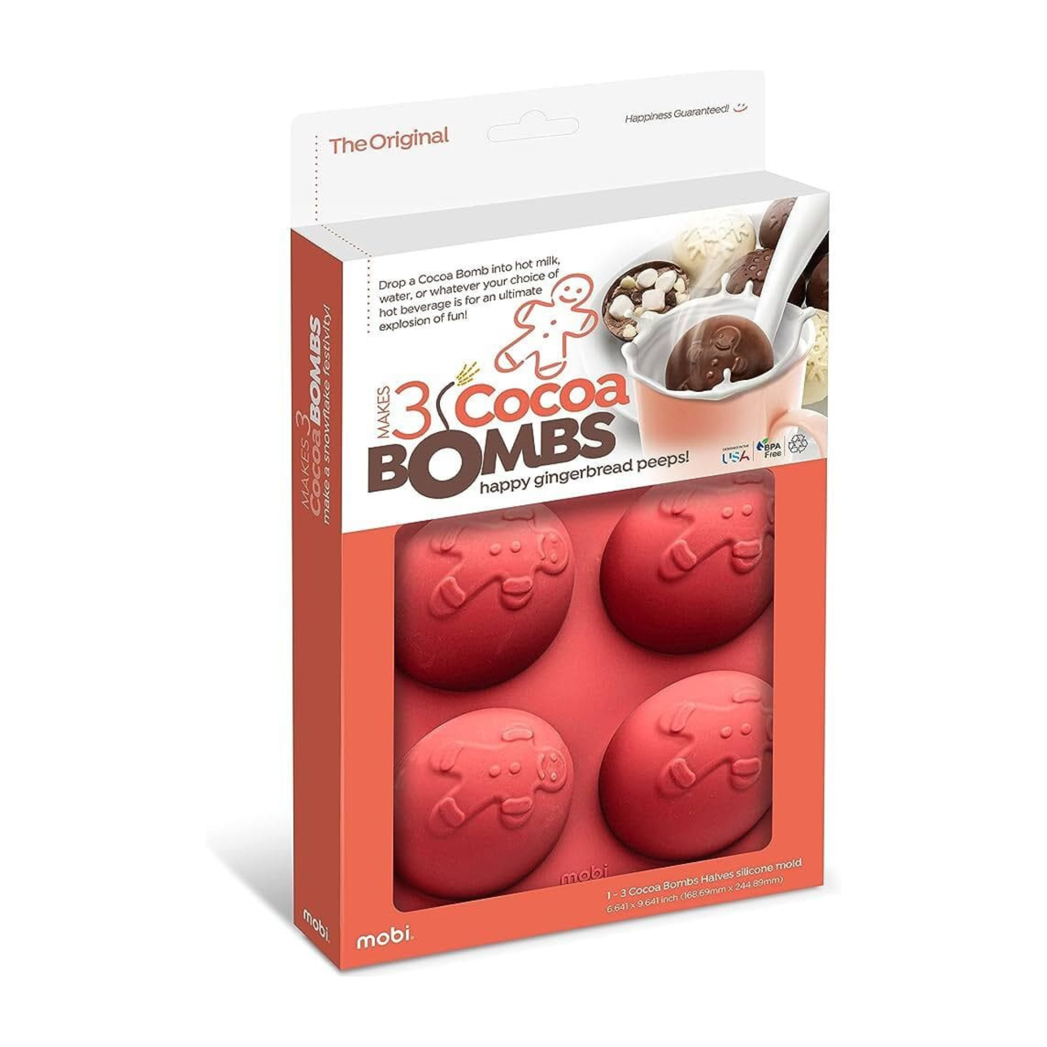 Gingerbread Man Cocoa Bomb Mold