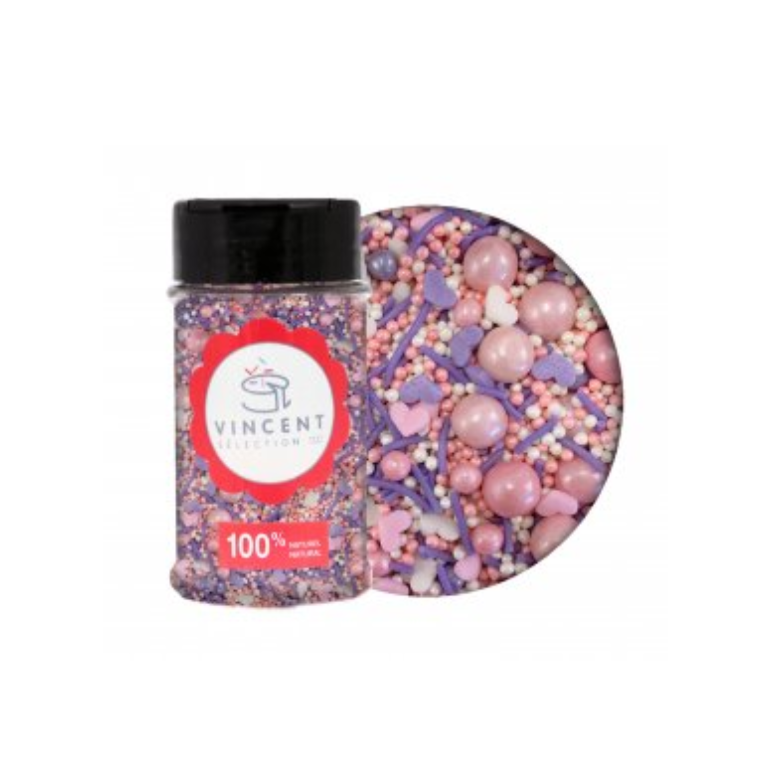 Perles décoratives mélange Passion 65g