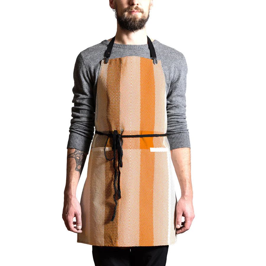 Tablier Lorenzo Orange- Maison Milan