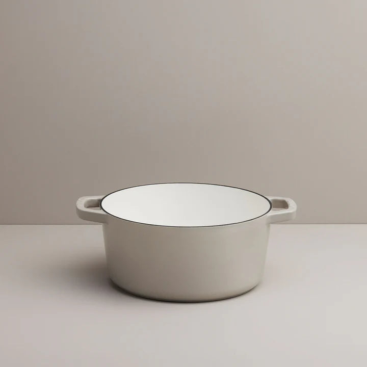 KANA Grey Enameled Cast Iron Casserole 3.5L