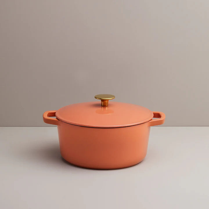 Terracotta Enameled Cast Iron Casserole 3.5L - KANA