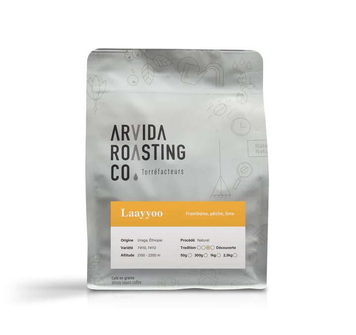 Café Laayyoo Éthiopie 340 g - Arvida Roasting Co