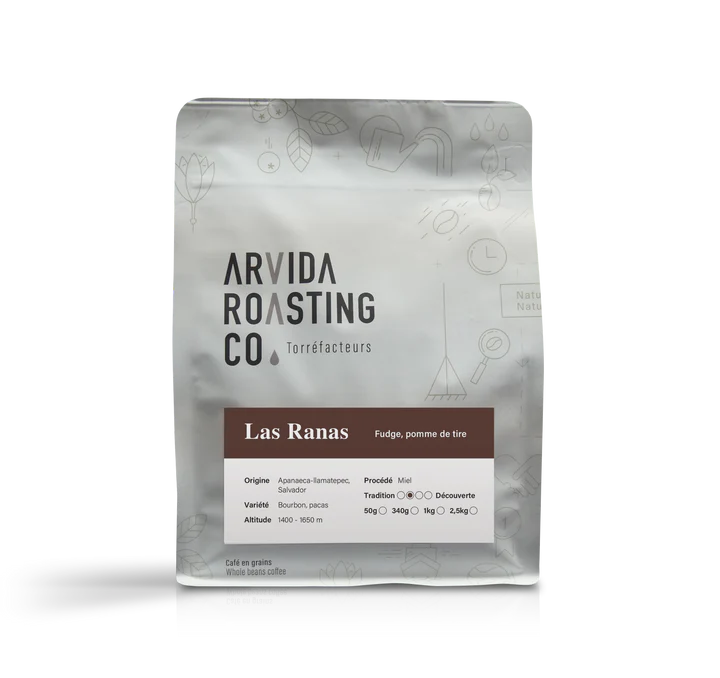 Café en grains Las Ranas 340 g - Arvida Roasting Co