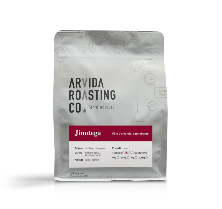 Café en grains Jinotega 300 g - Arvida Roasting Co
