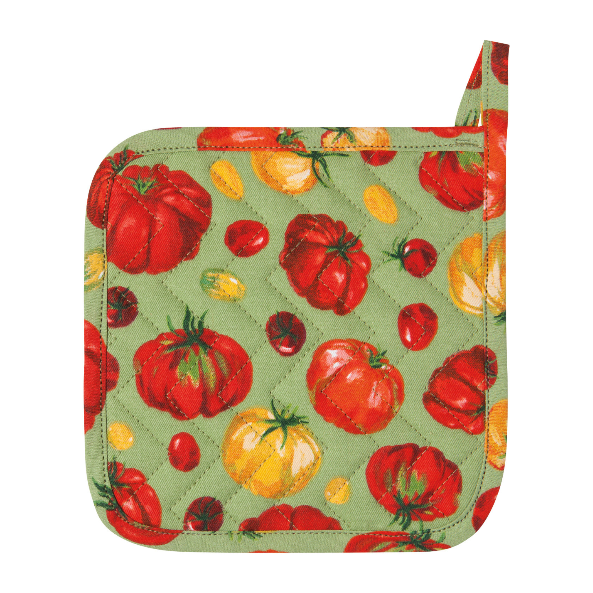 Green Heirloom Tomatoes Flat Pull 8x8" - Danica