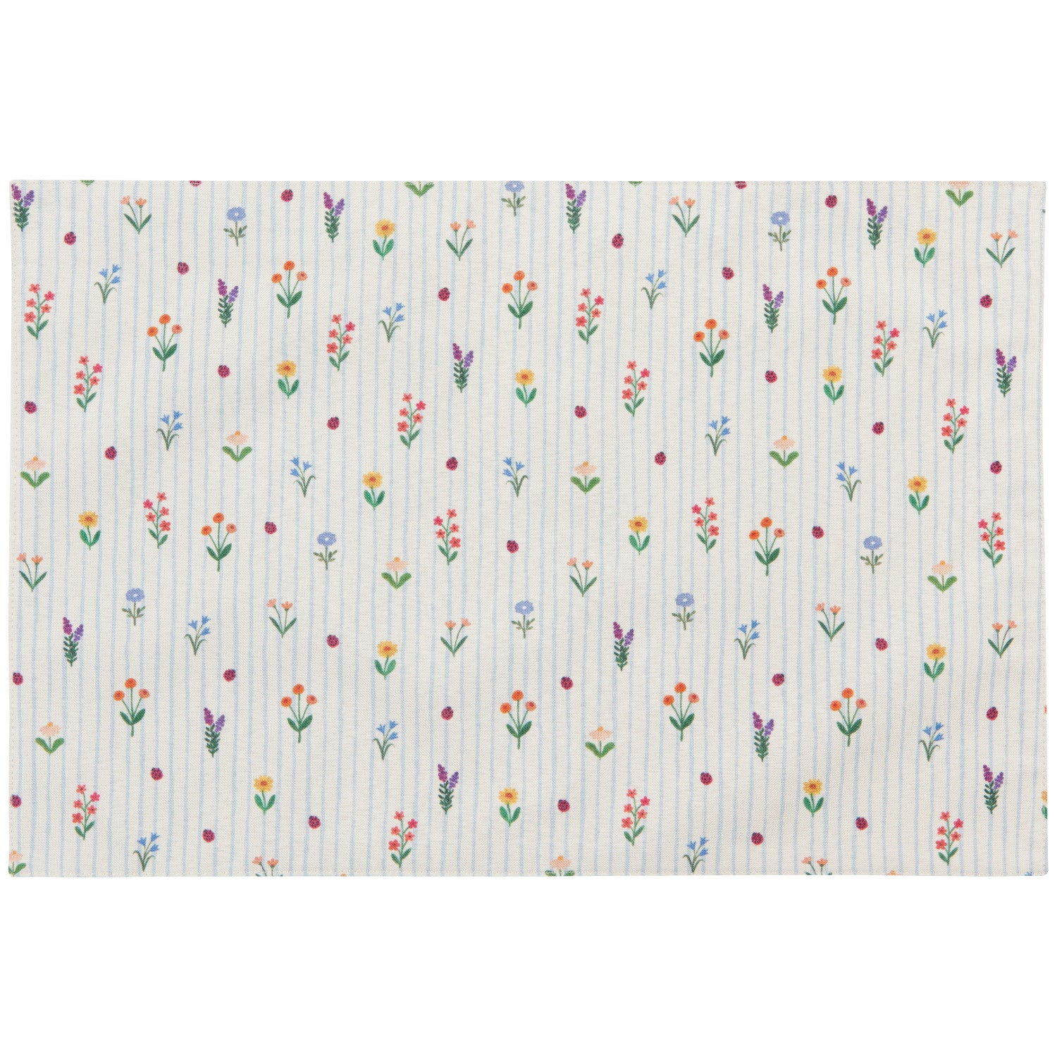 Napperon beige en fleurs 12x18" - Danica