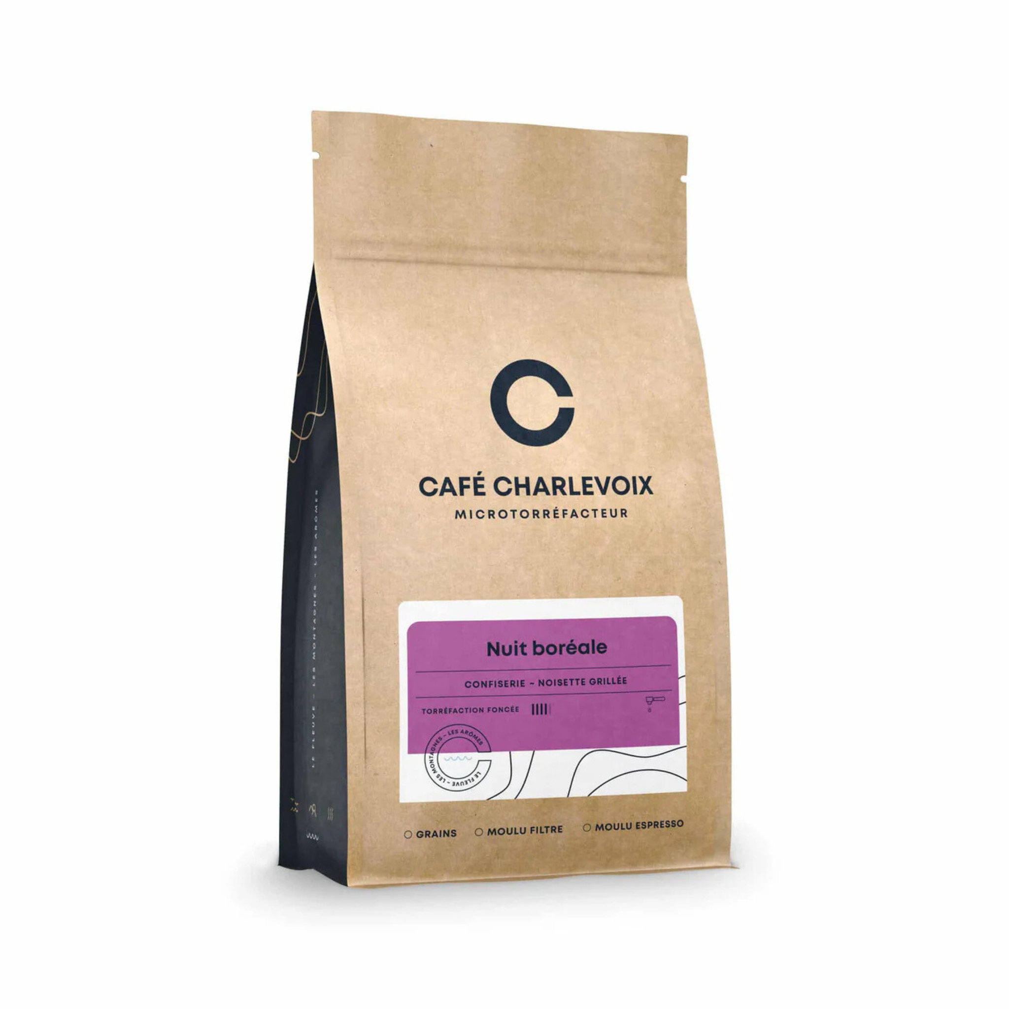 Café en grains Nuit Boréale 1 kg – Café Charlevoix