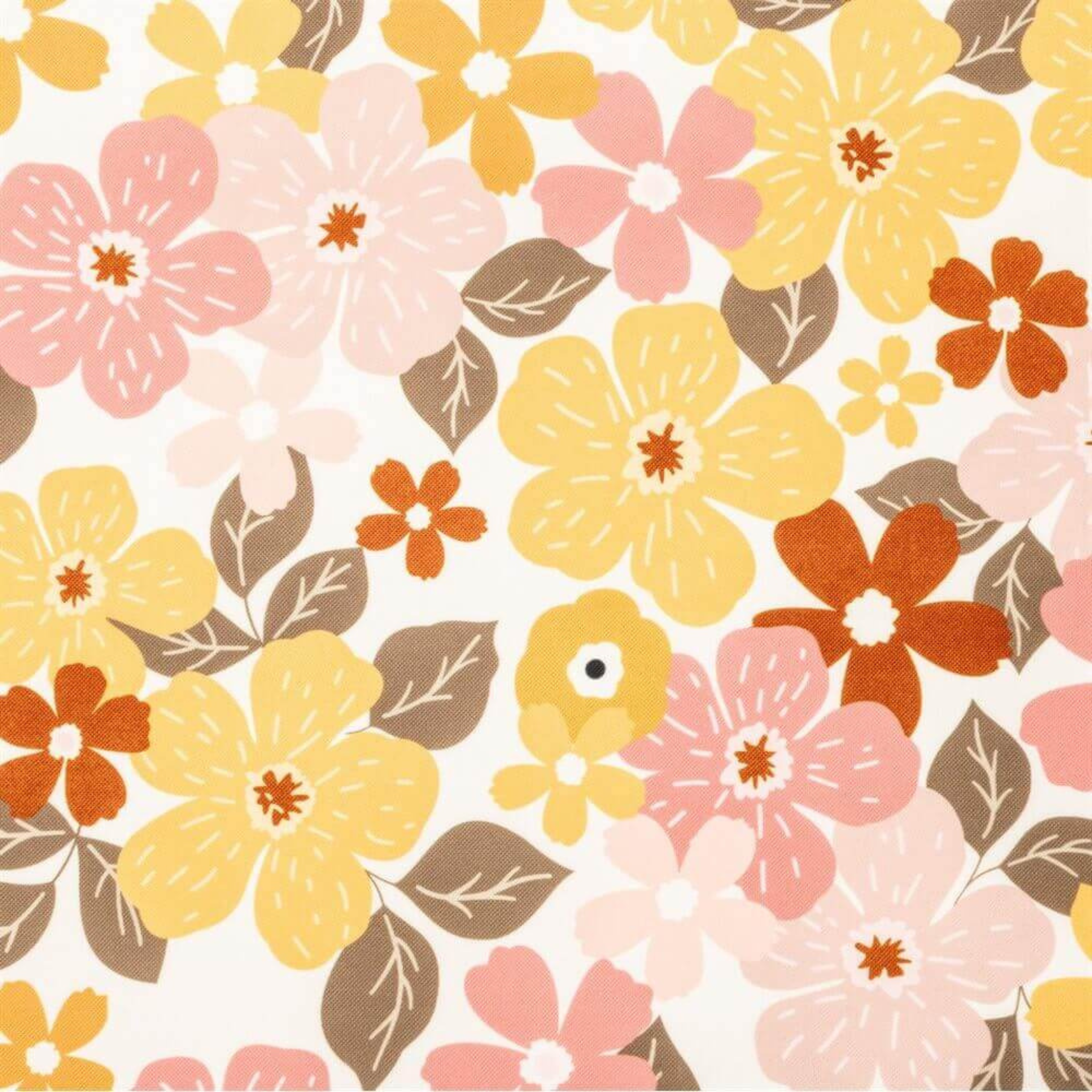 nappe fleurie vue de dessus motif floral jaune terracotta rose sur fond blanc
nappe fleurie Kabane vue complète sur table de salle à manger
détail tissu nappe fleurie polyester infroissable motif floral
nappe fleurie utilisation en cuisine table dressée repas quotidien
nappe fleurie ambiance lifestyle salle à manger décorée colorée
nappe fleurie mise en situation grande table familiale festive