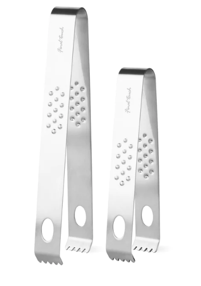 Ensemble de 2 pinces pour cocktails en inox - Final Touch