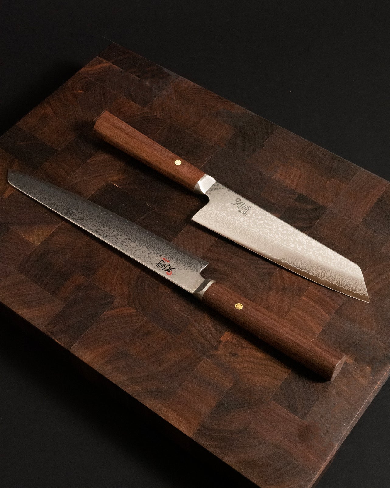 Bloc de boucher en bois de noyer La Castor - Hazaki