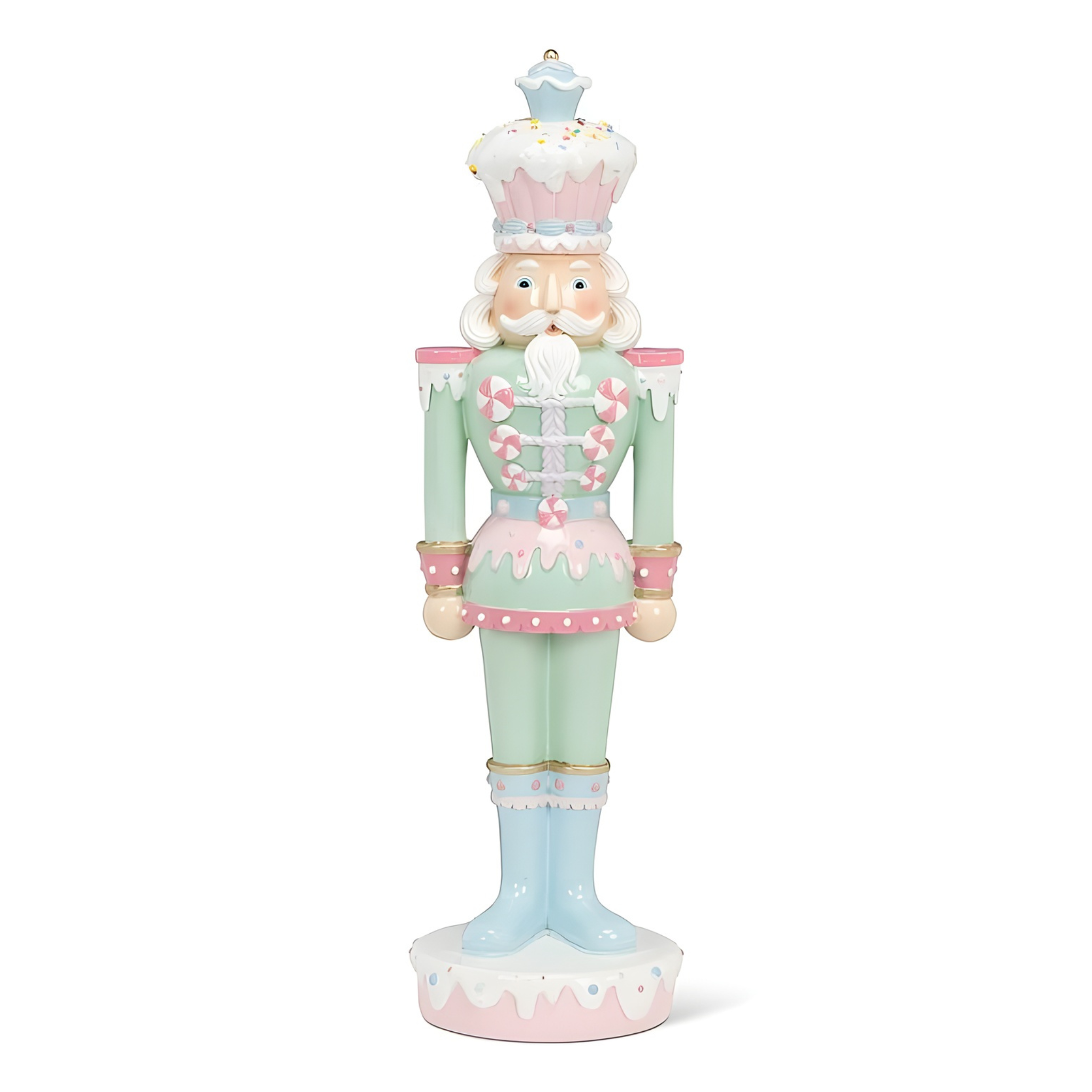 Casse-noisette géant bleu brillant