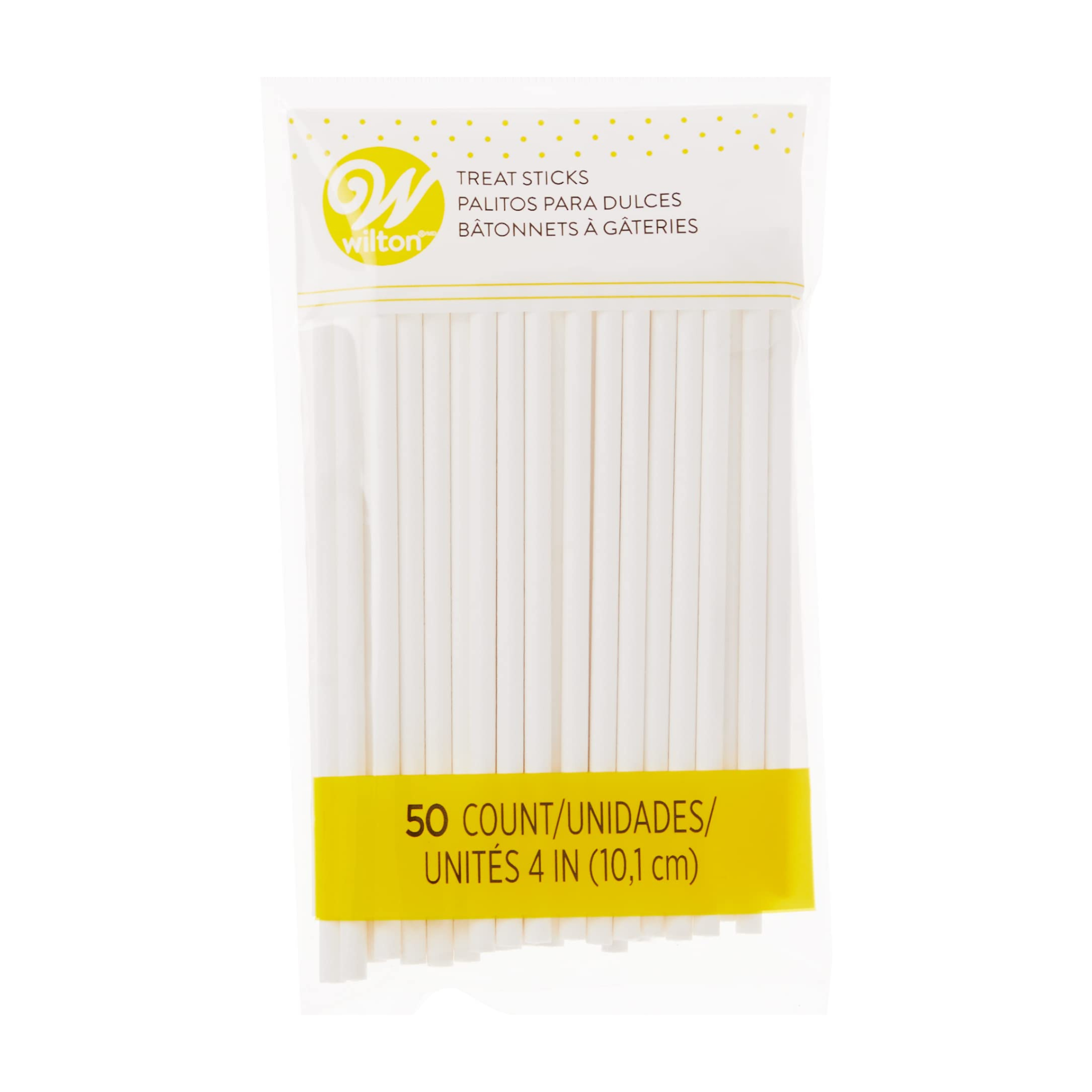 Ensemble de 50 bâtons à sucettes 4 po - Wilton