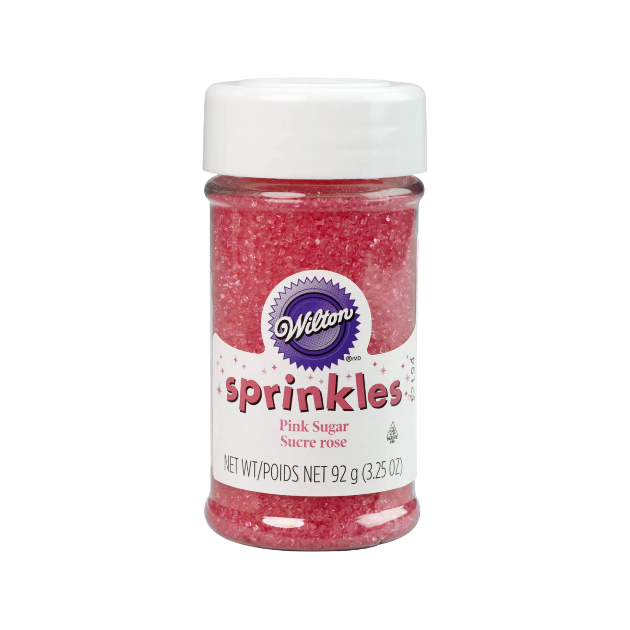 Sucre décoratif comestible rose 92 g - Wilton