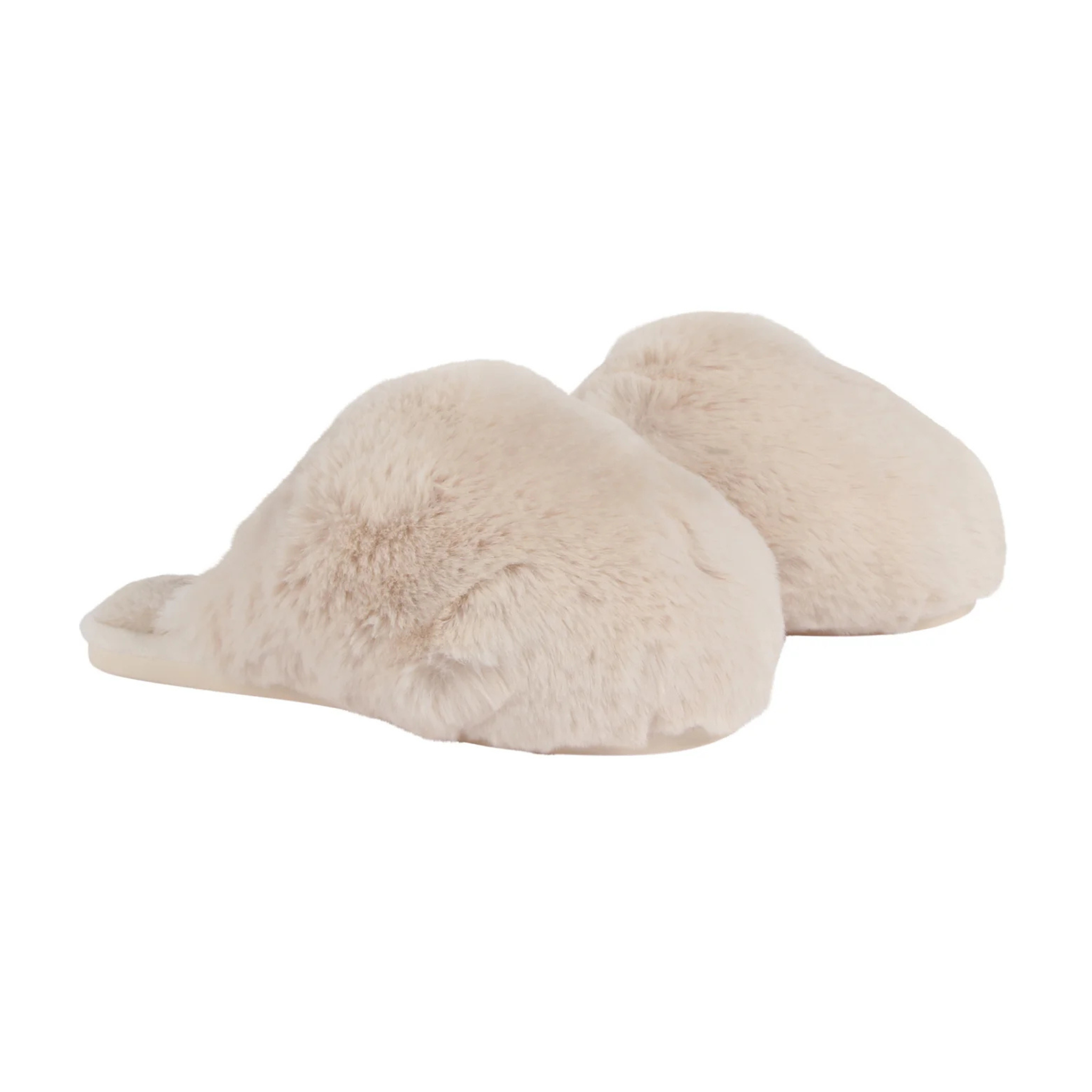 Pantoufles ultra douces rose