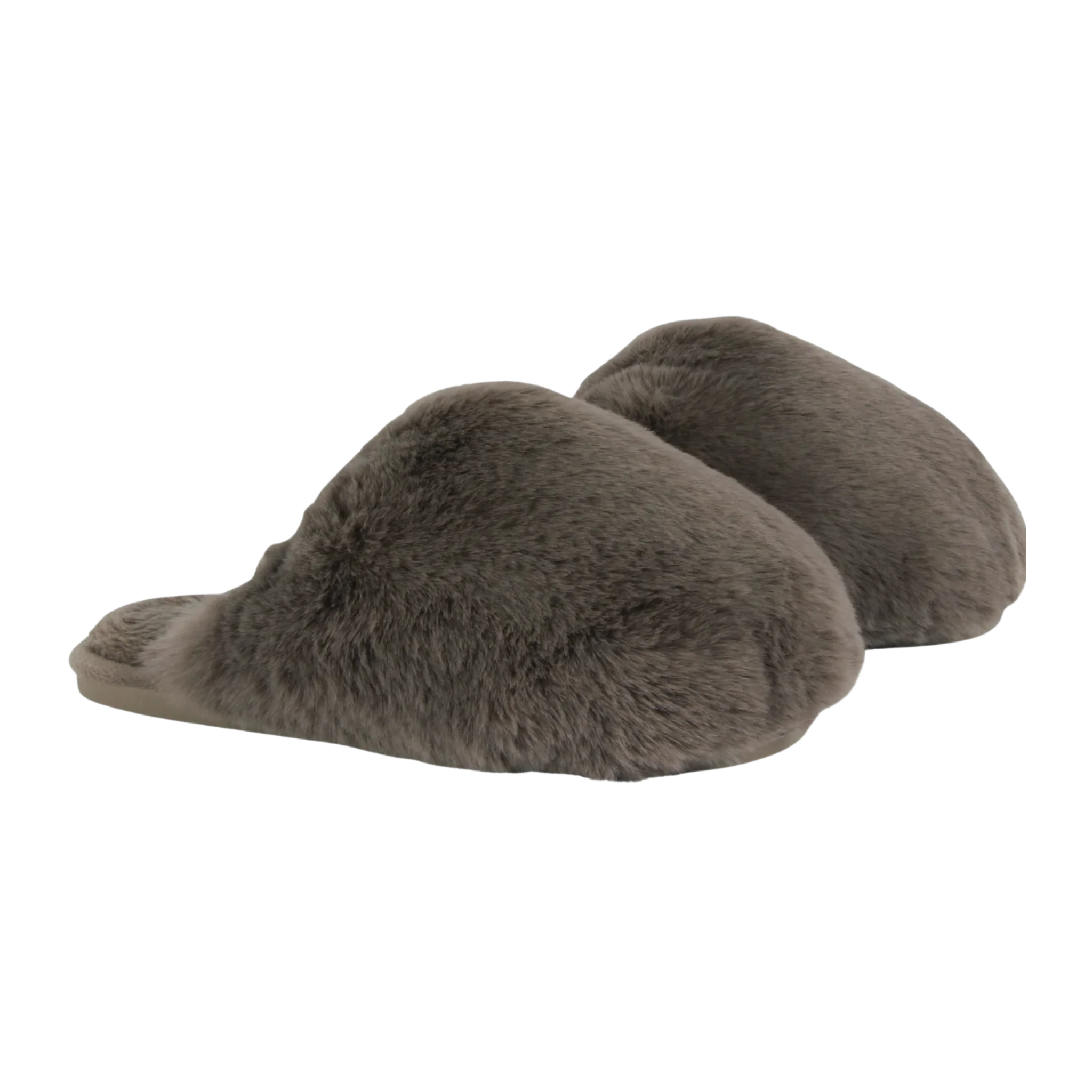 Pantoufles ultra douces charbon