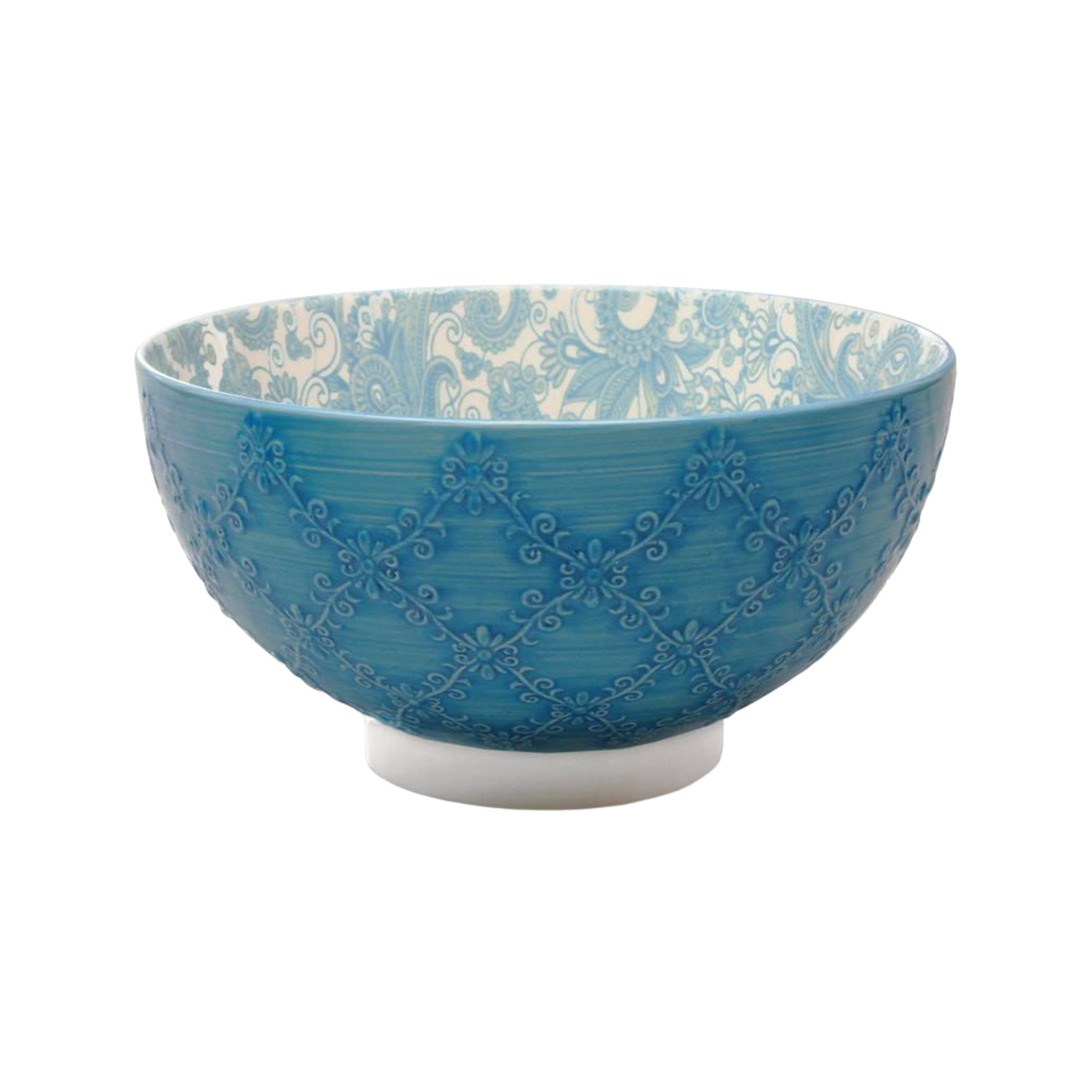 Blue footed serving bowl 20.5 cm - BIA