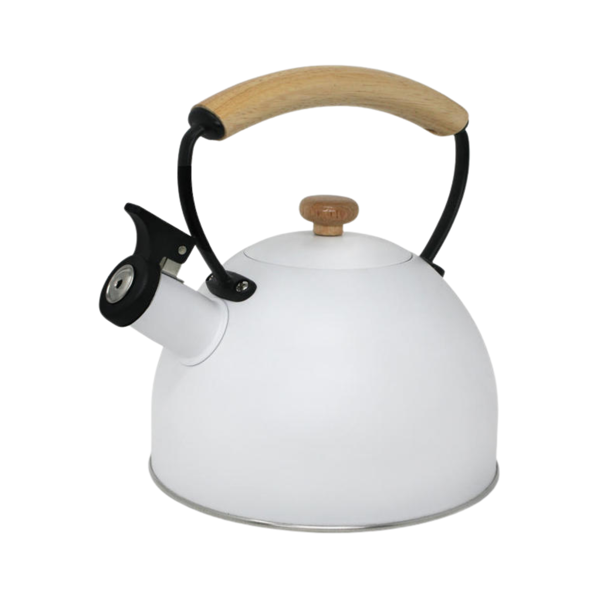 Bouilloire sifflante blanche 2,5 L