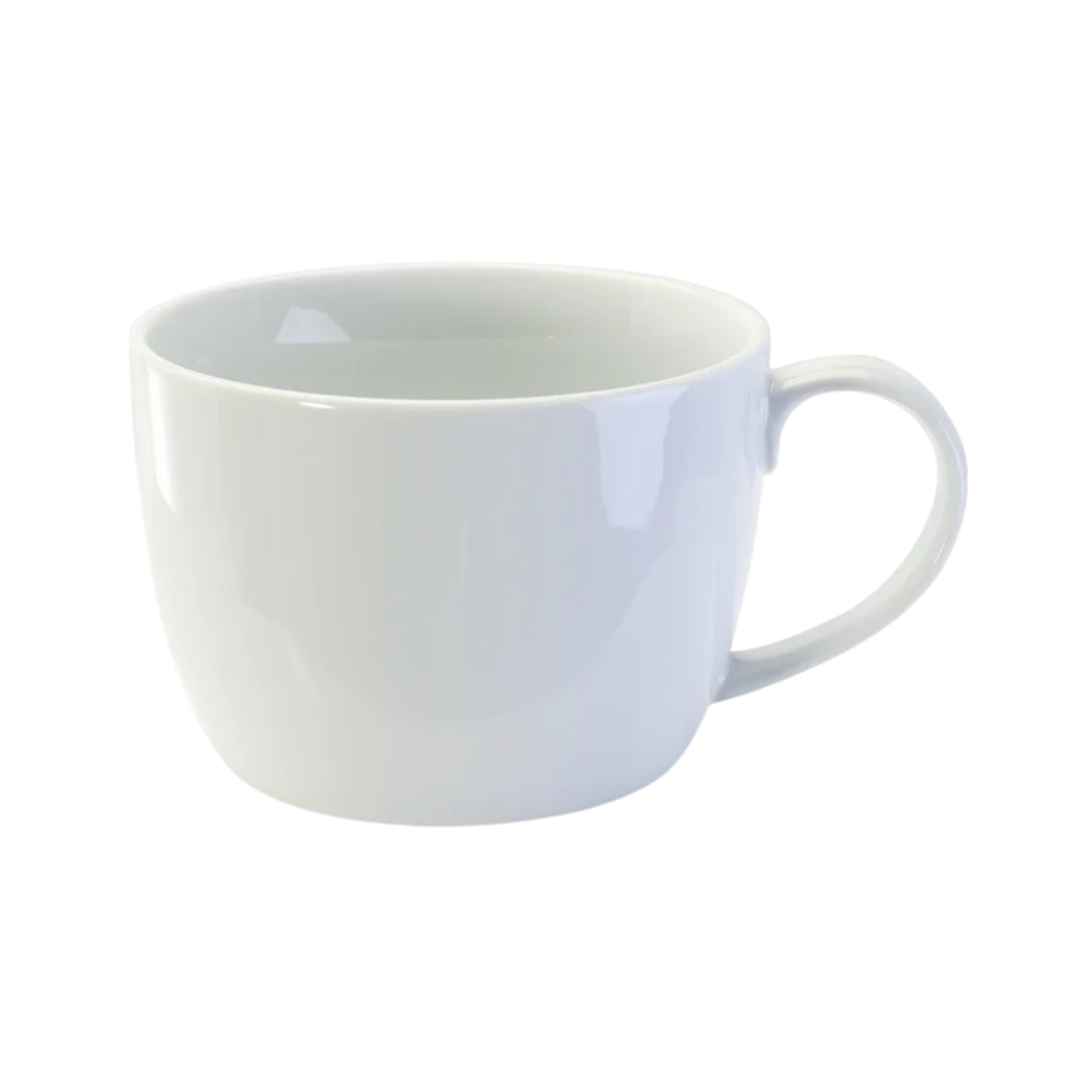 Tasse à café blanche en porcelaine 530 ml - BIA
