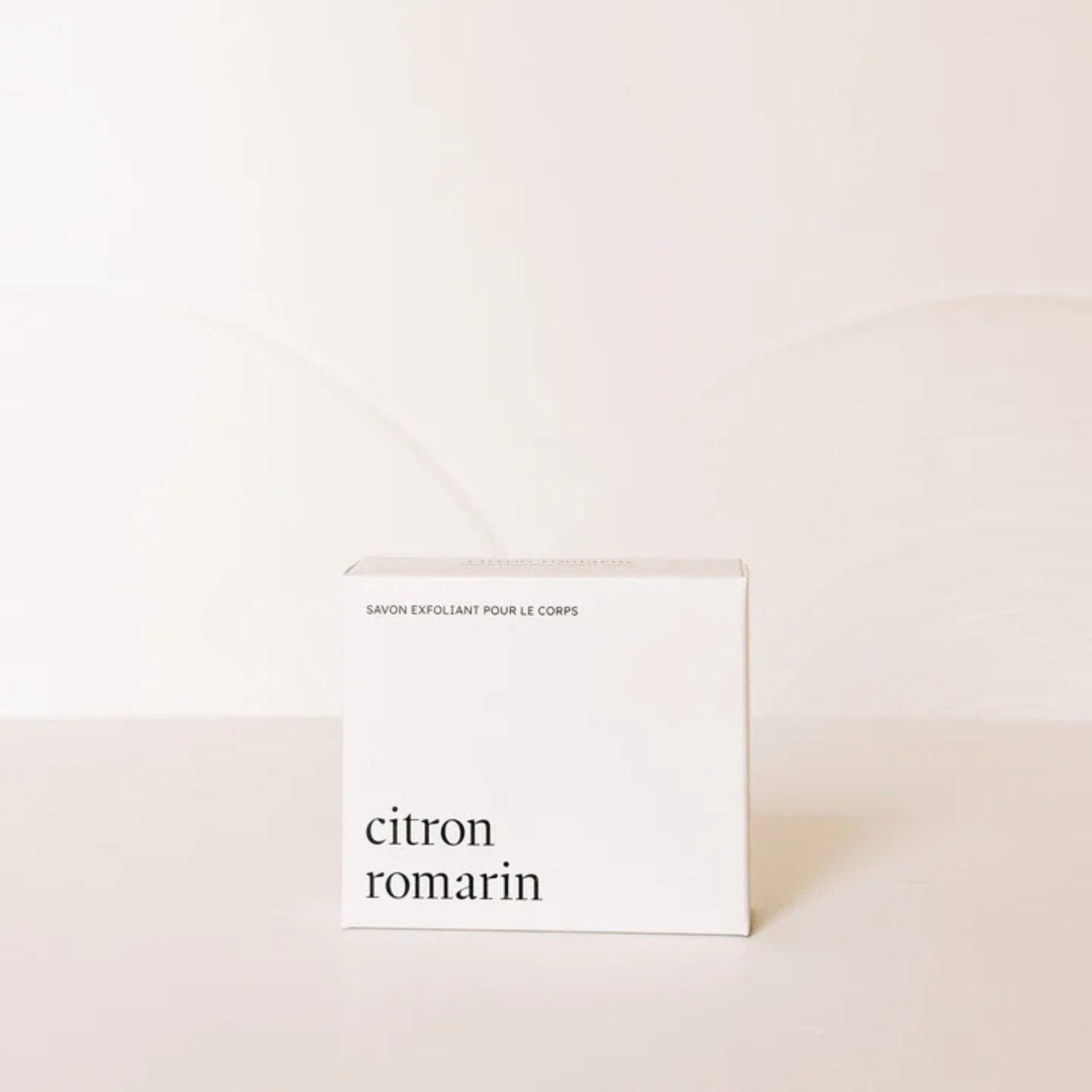 Lemon and Rosemary Exfoliating Body Soap Bar 115g - Marée Chandelles