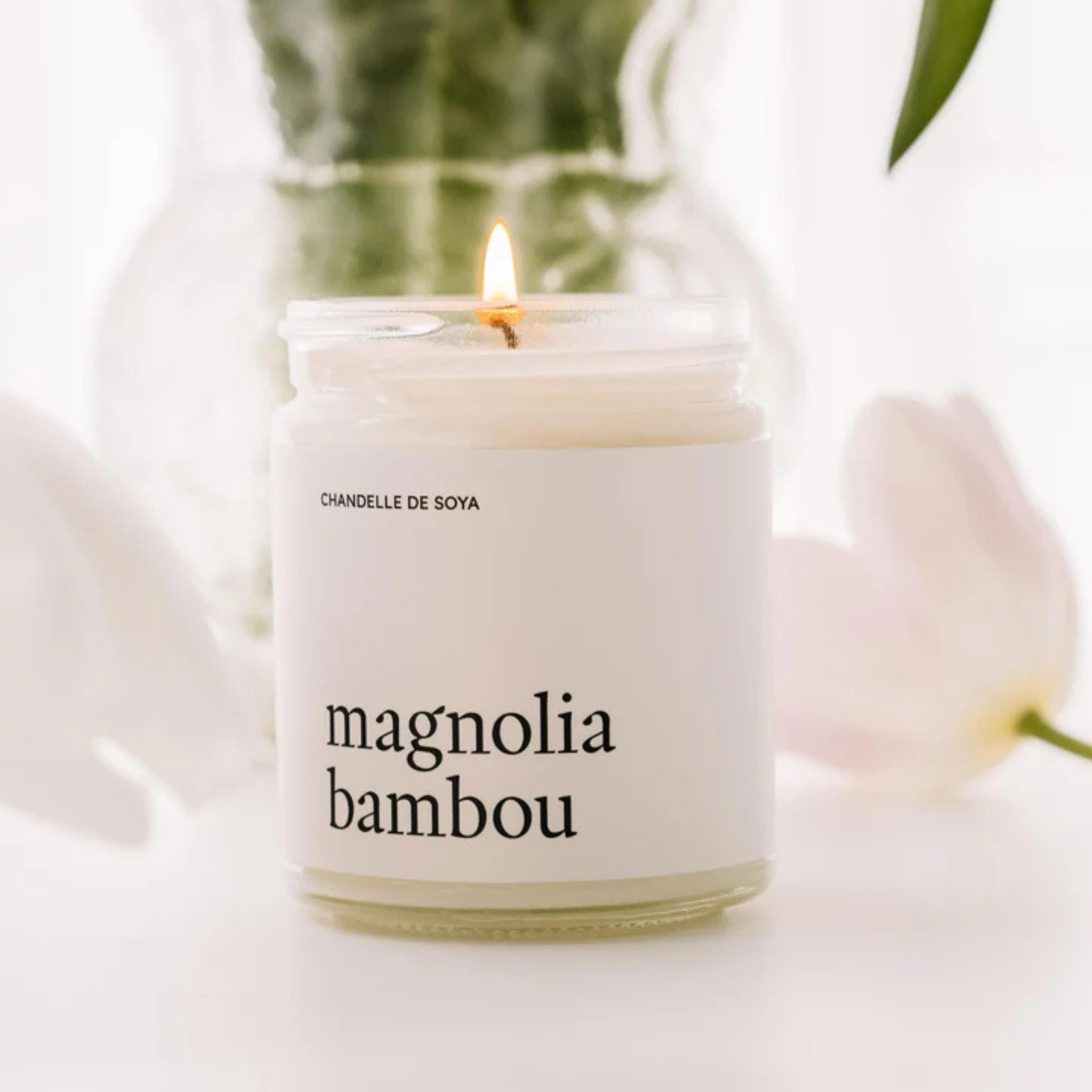 Magnolia Bamboo Soy Candle 270 ml - Marée Candles