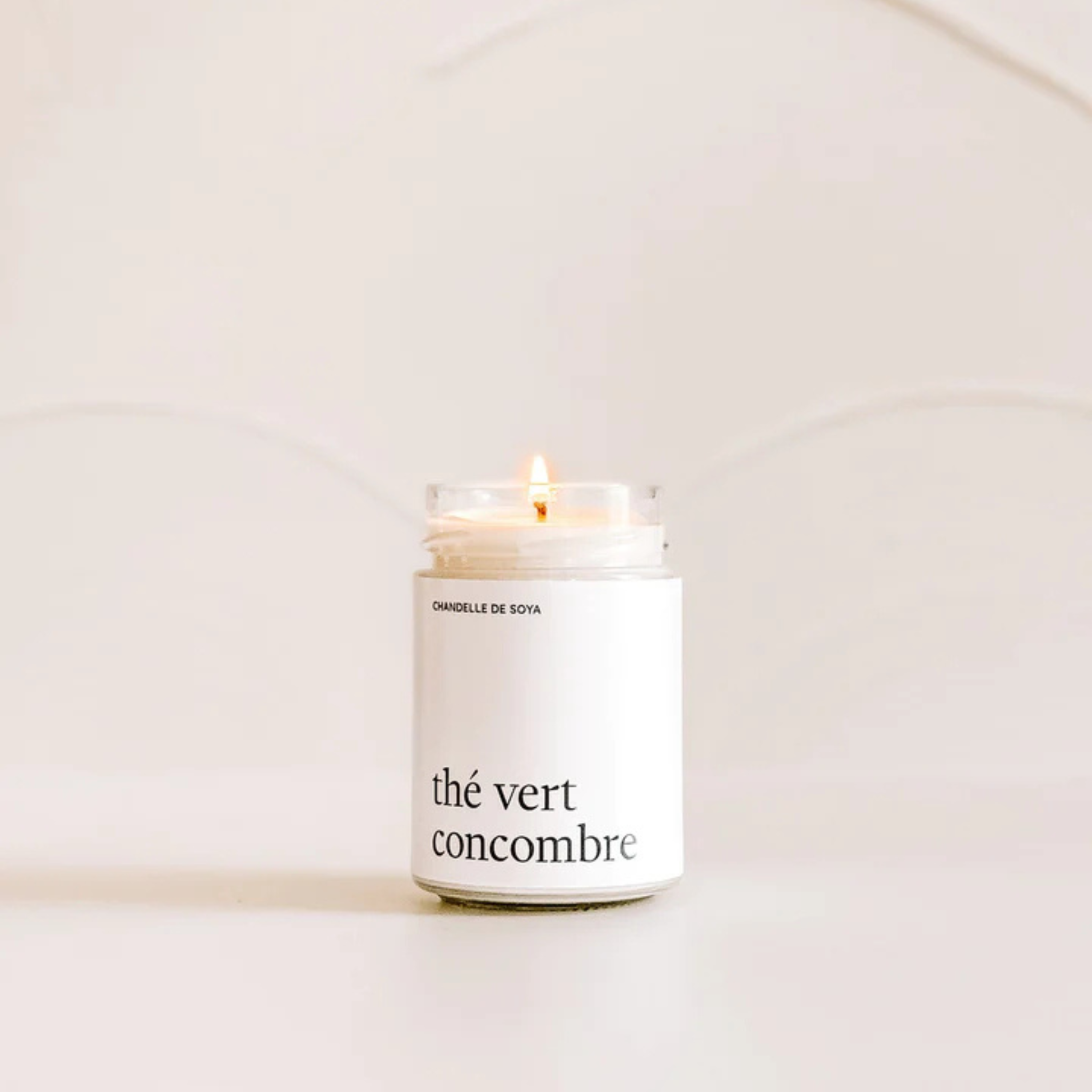 Soy Candle Green Tea and Cucumber 314 ml - Marée Candles