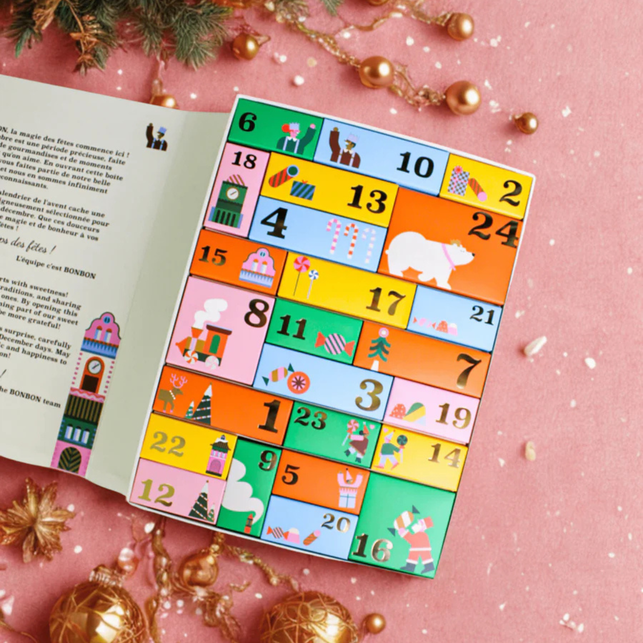 Calendrier de l'Avent - La boîte à bonbons