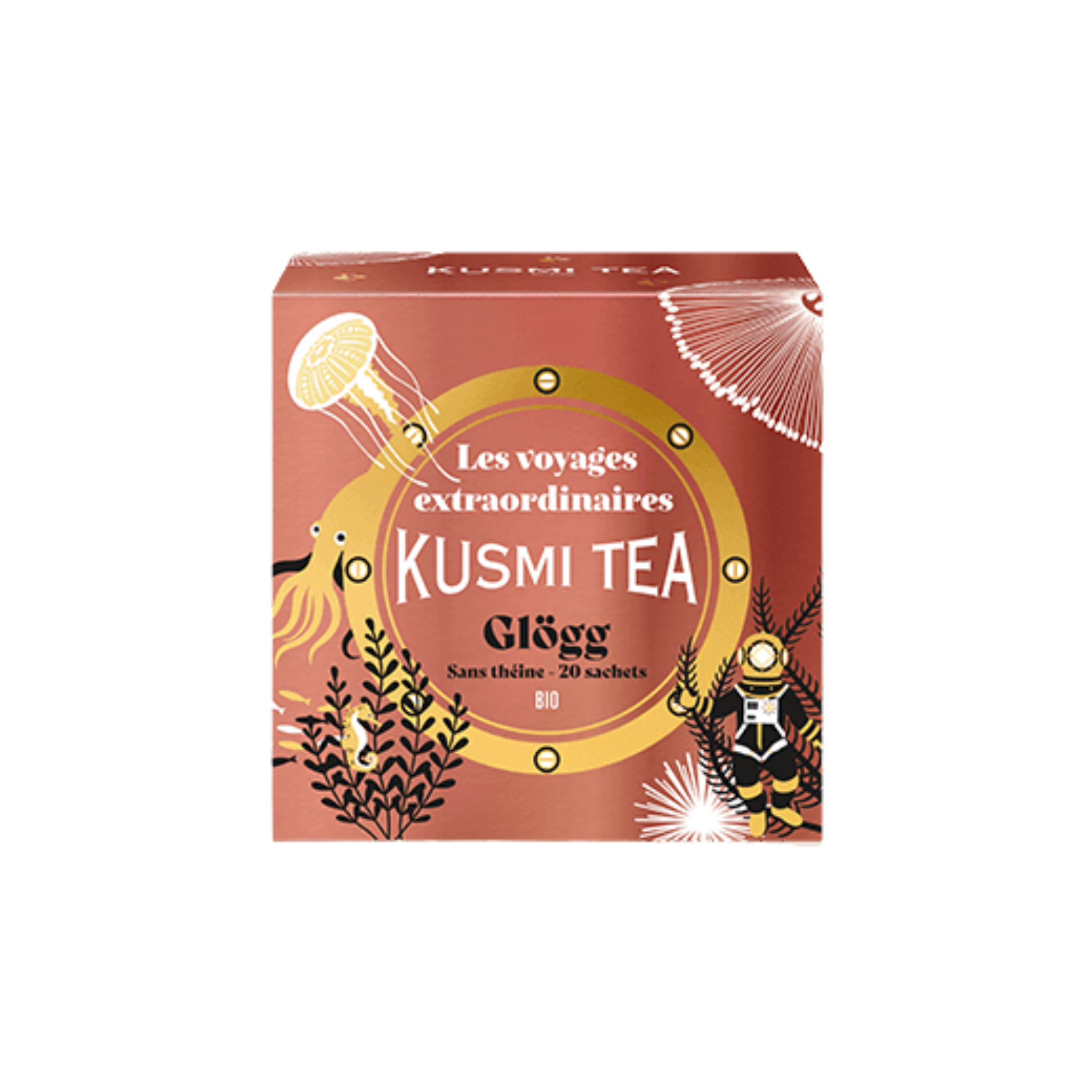 Ensemble de 20 sachets de thé bio Glögg - Kusmi Tea