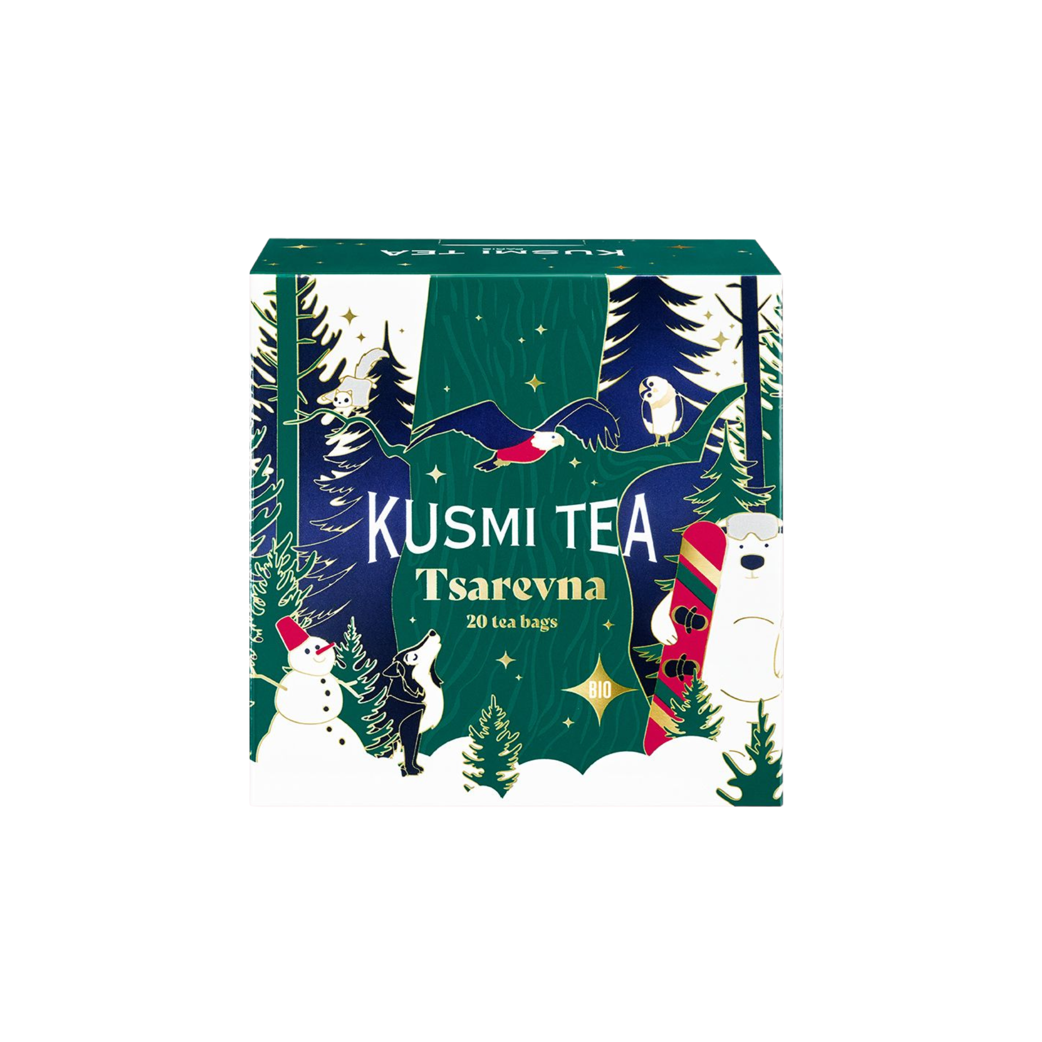 Ensemble de 20 sachets de thé noir bio Tsaverna édition 2024 - Kusmi Tea