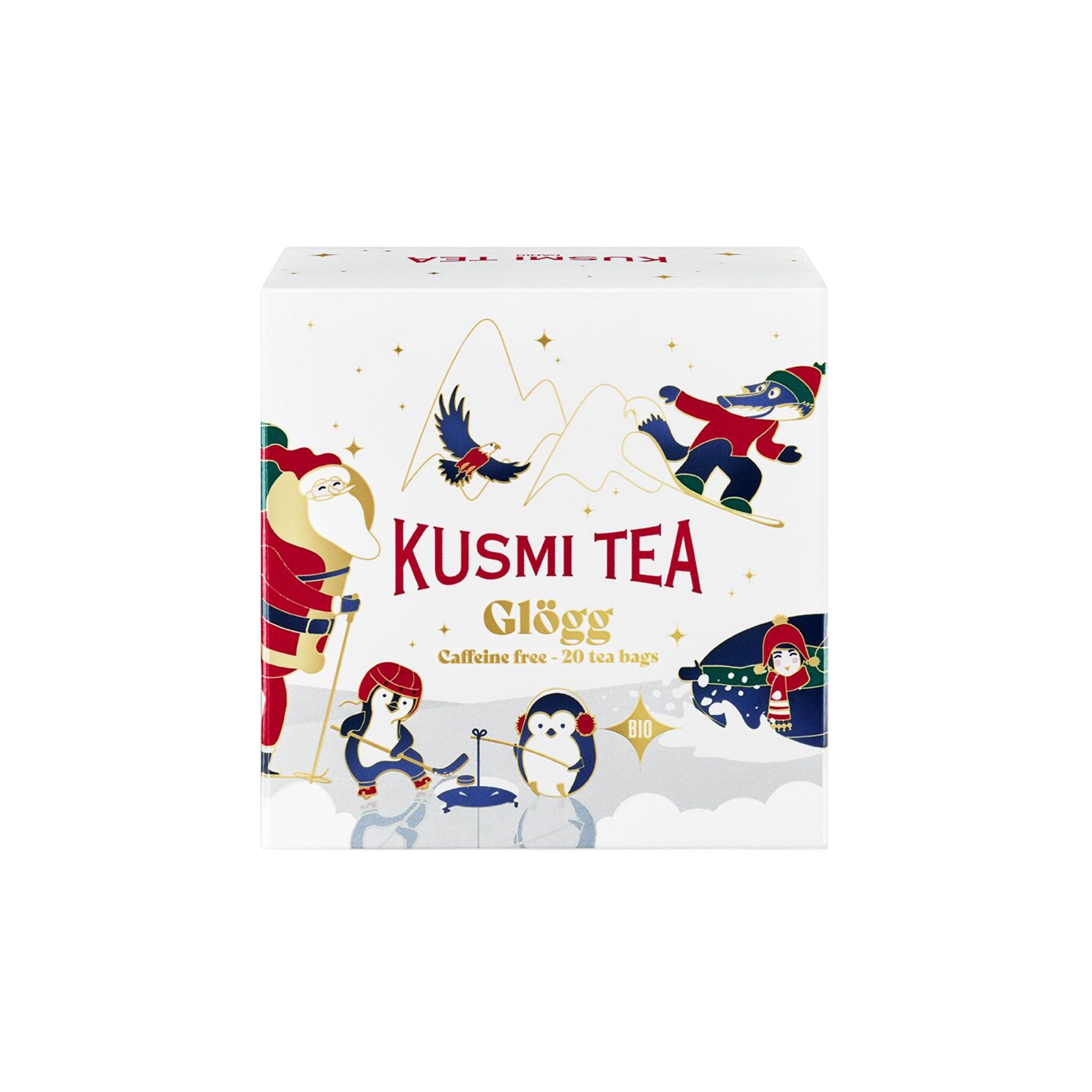 Ensemble de 20 sachets de thé bio Glögg édition 2024 - Kusmi Tea