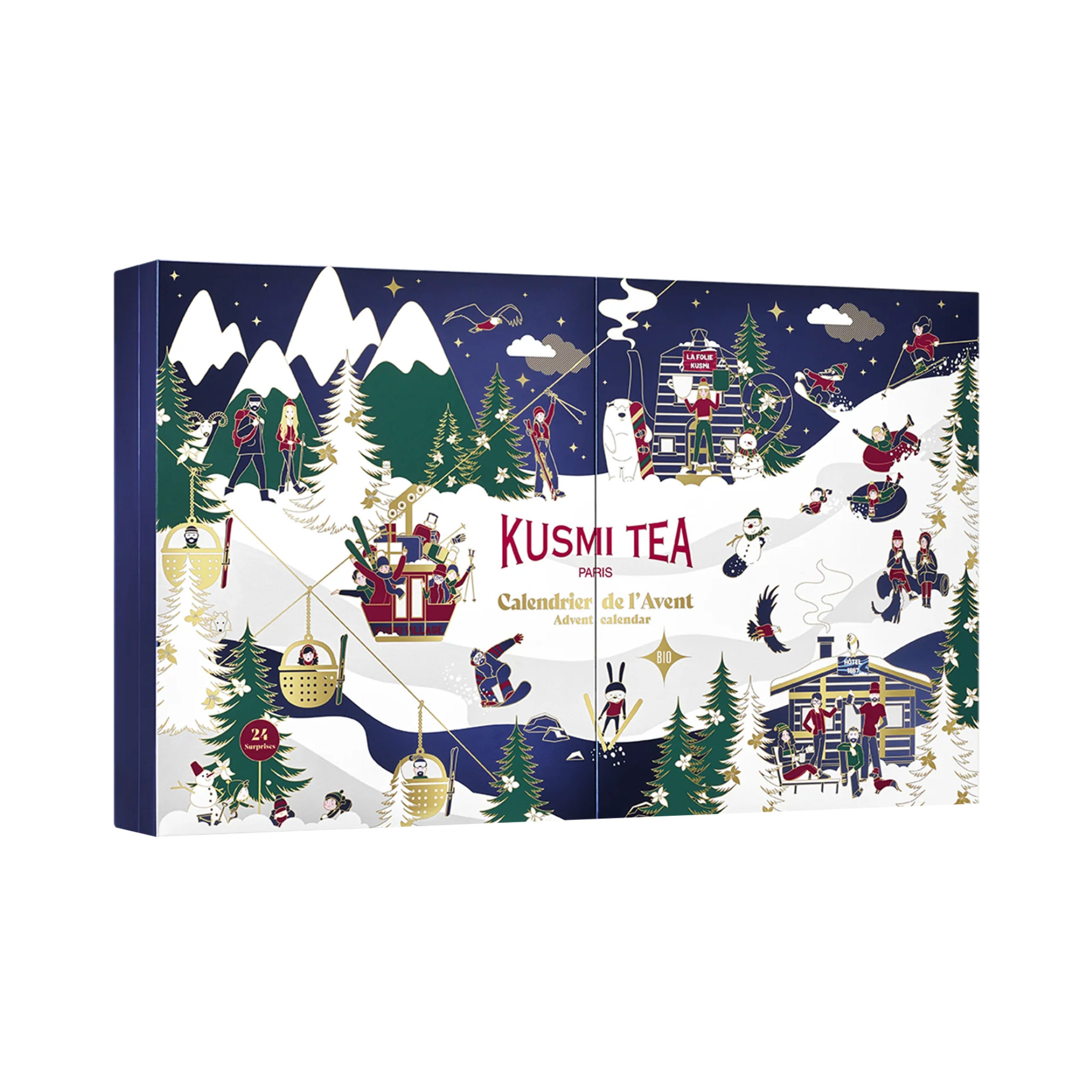 Calendrier de l'Avent Noël à la montagne - Kusmi Tea
