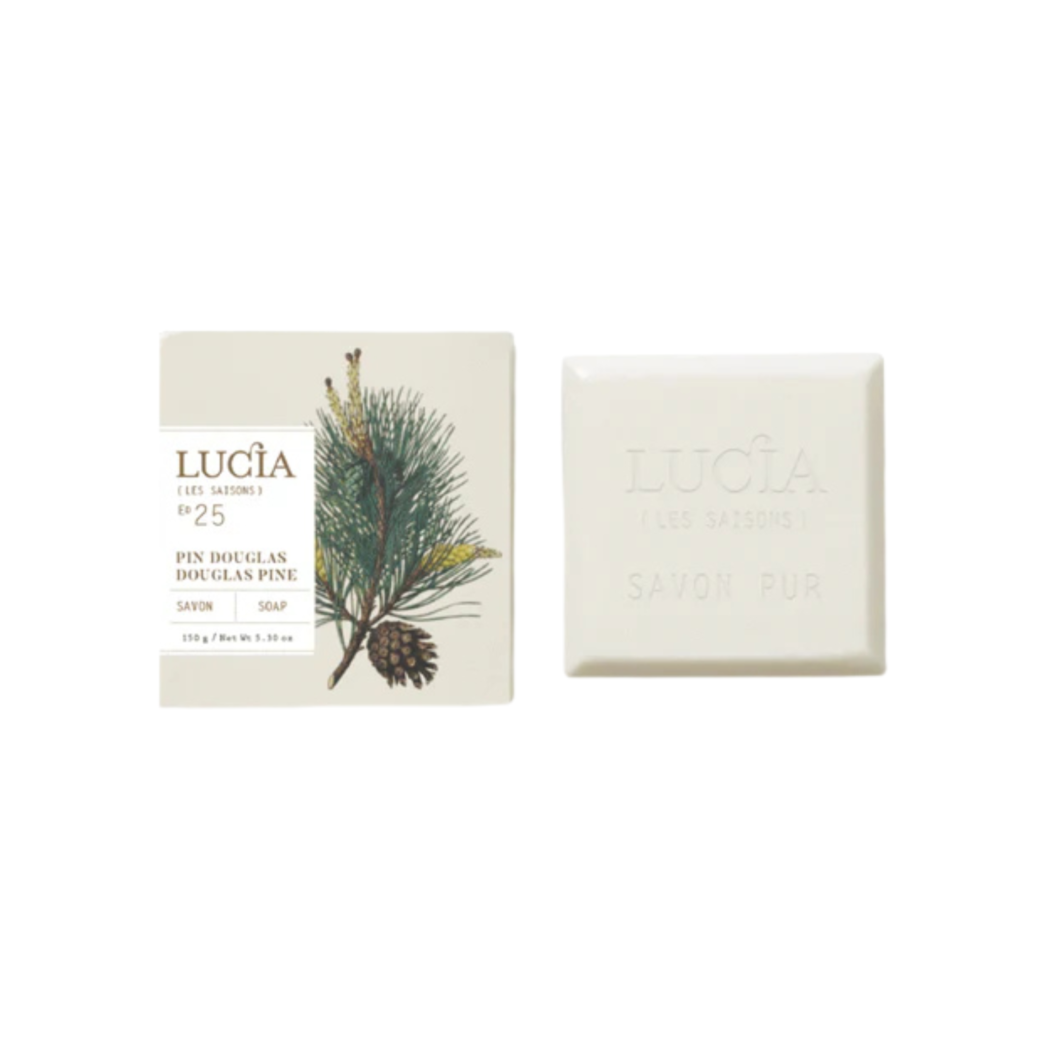 Savon au beurre de karité Pin Douglas 150 g - Lucia