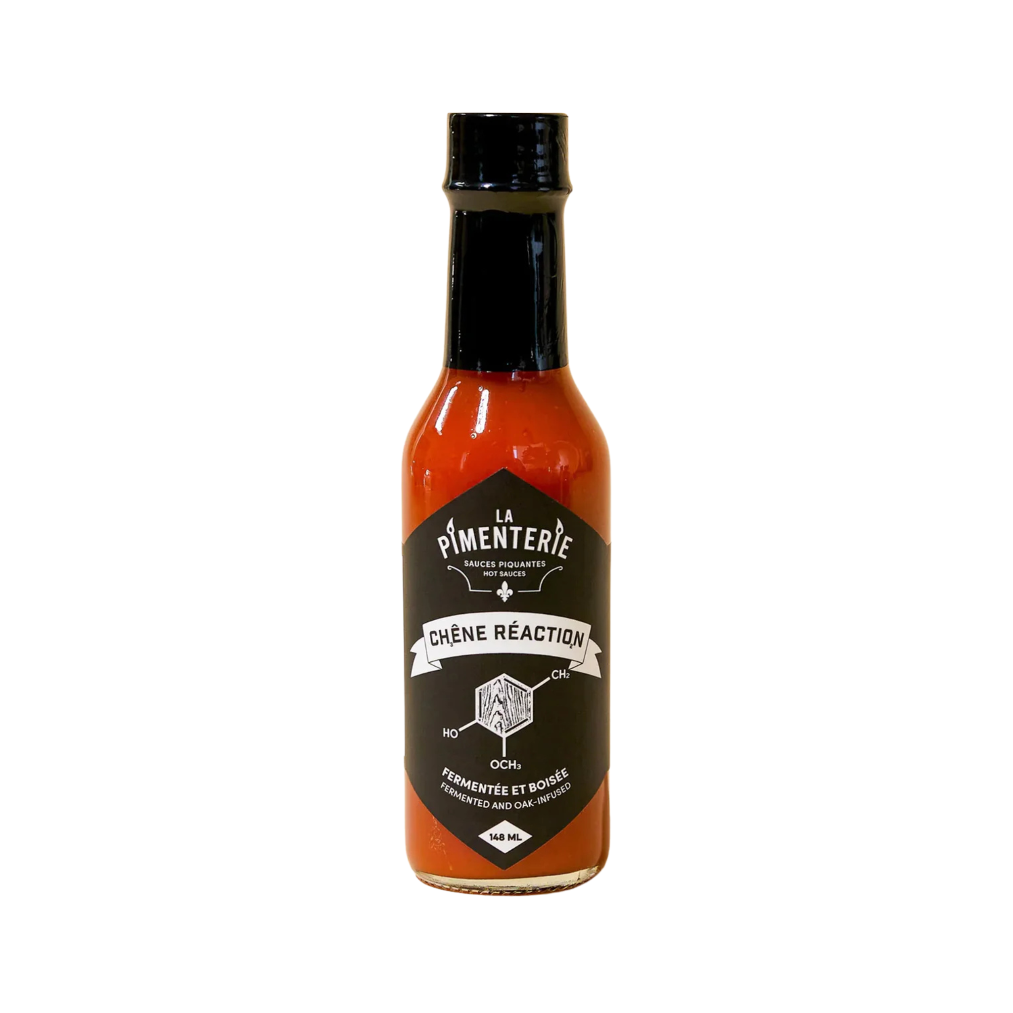 Sauce piquante Chêne Réaction 148 ml - La Pimenterie