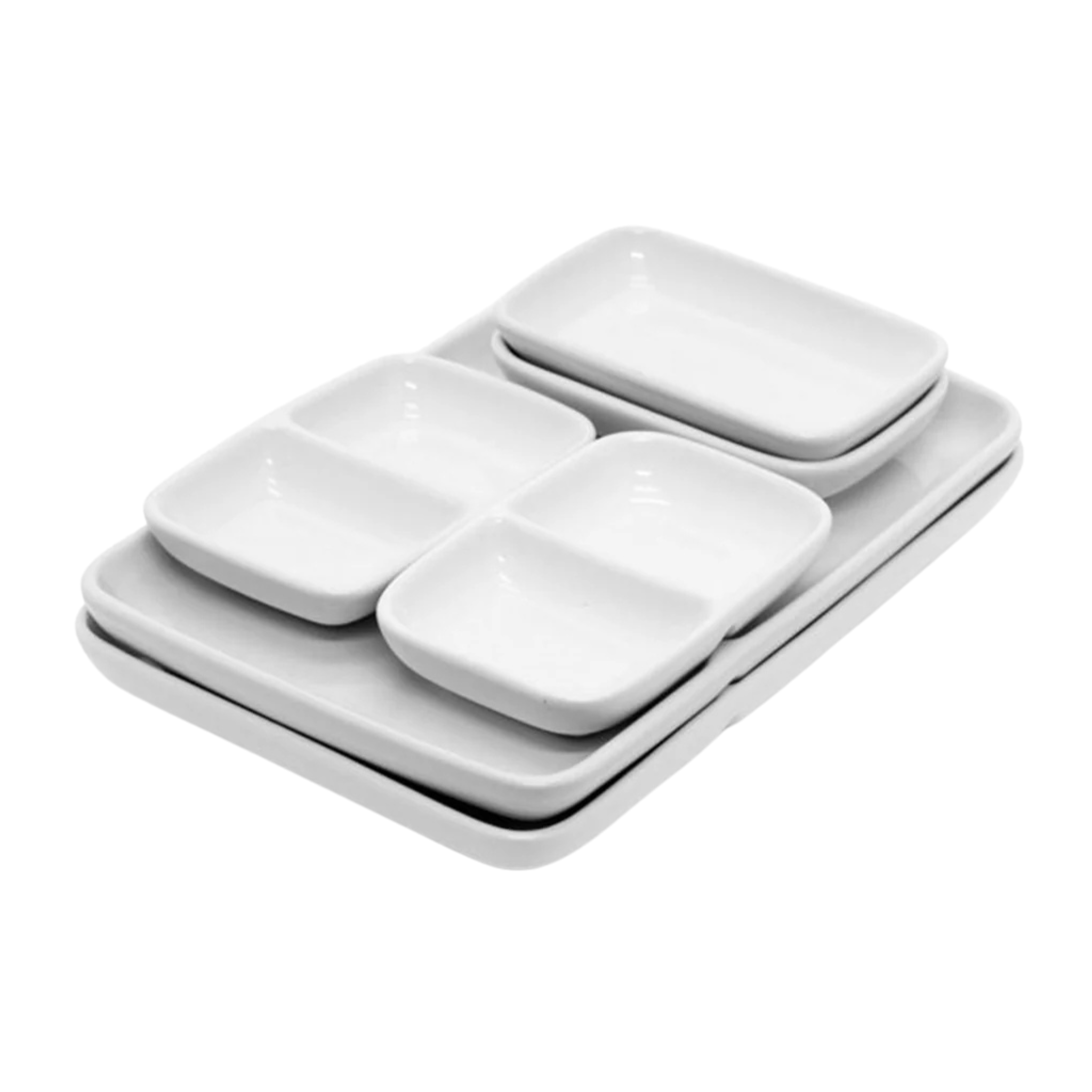 Ensemble de 6 assiettes à fondue et hors d'œuvre - Starfrit