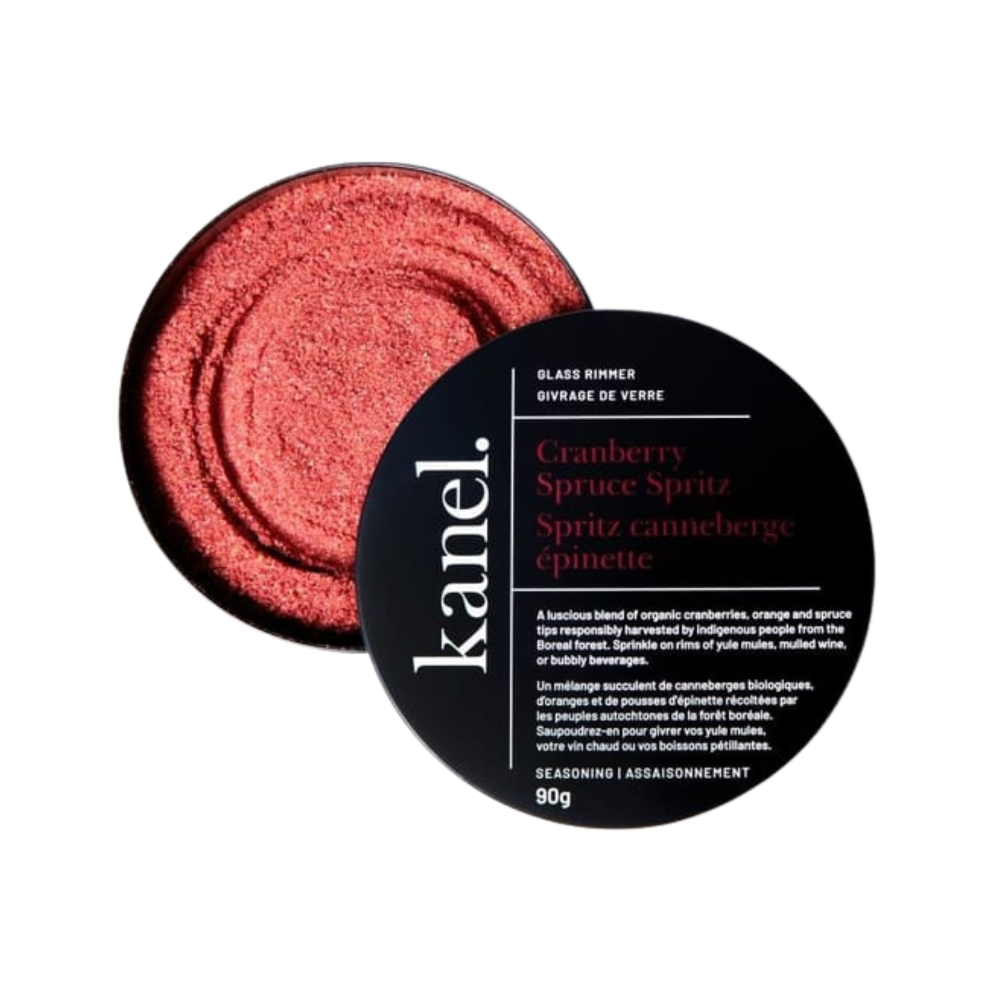 Givrage de verre Spritz canneberges et épinette 90 g - Kanel