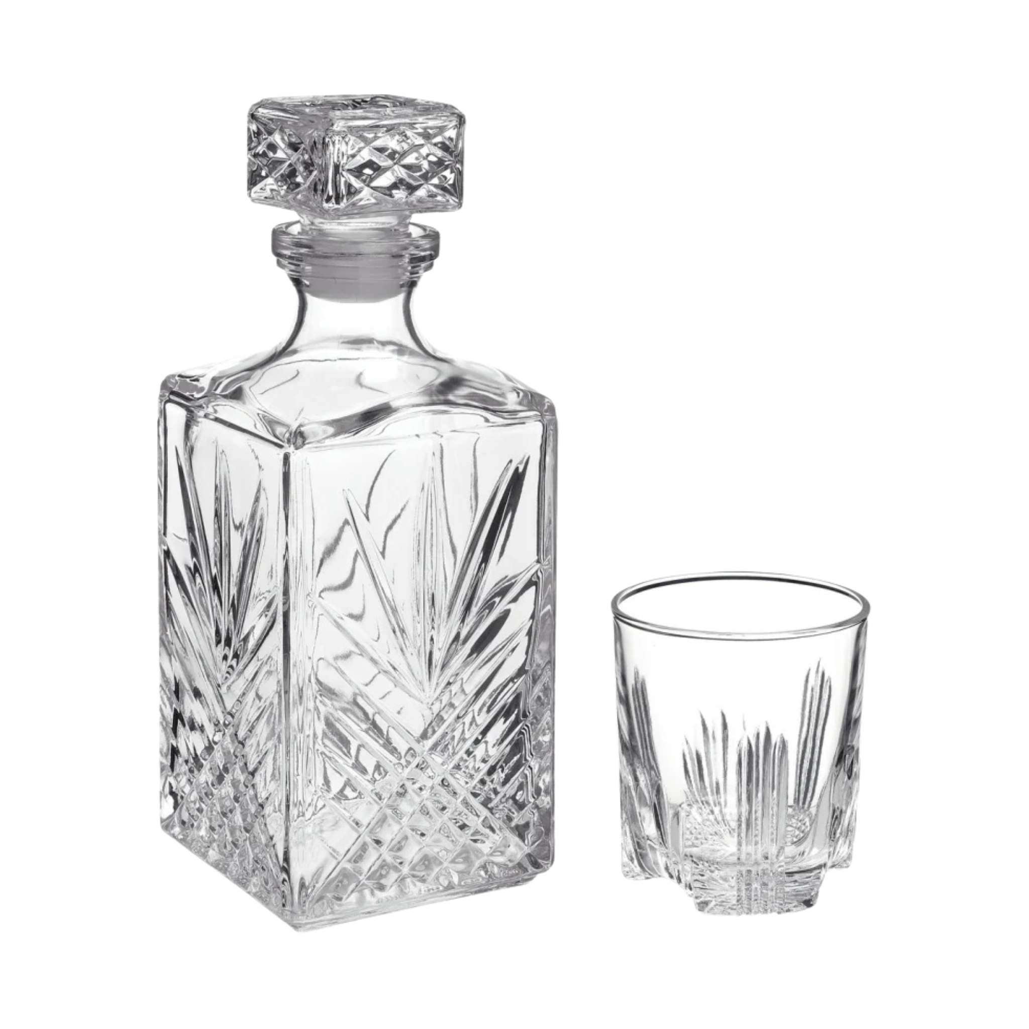 Ensemble de carafe et 6 verres à whisky Selecta - Bormioli Rocco