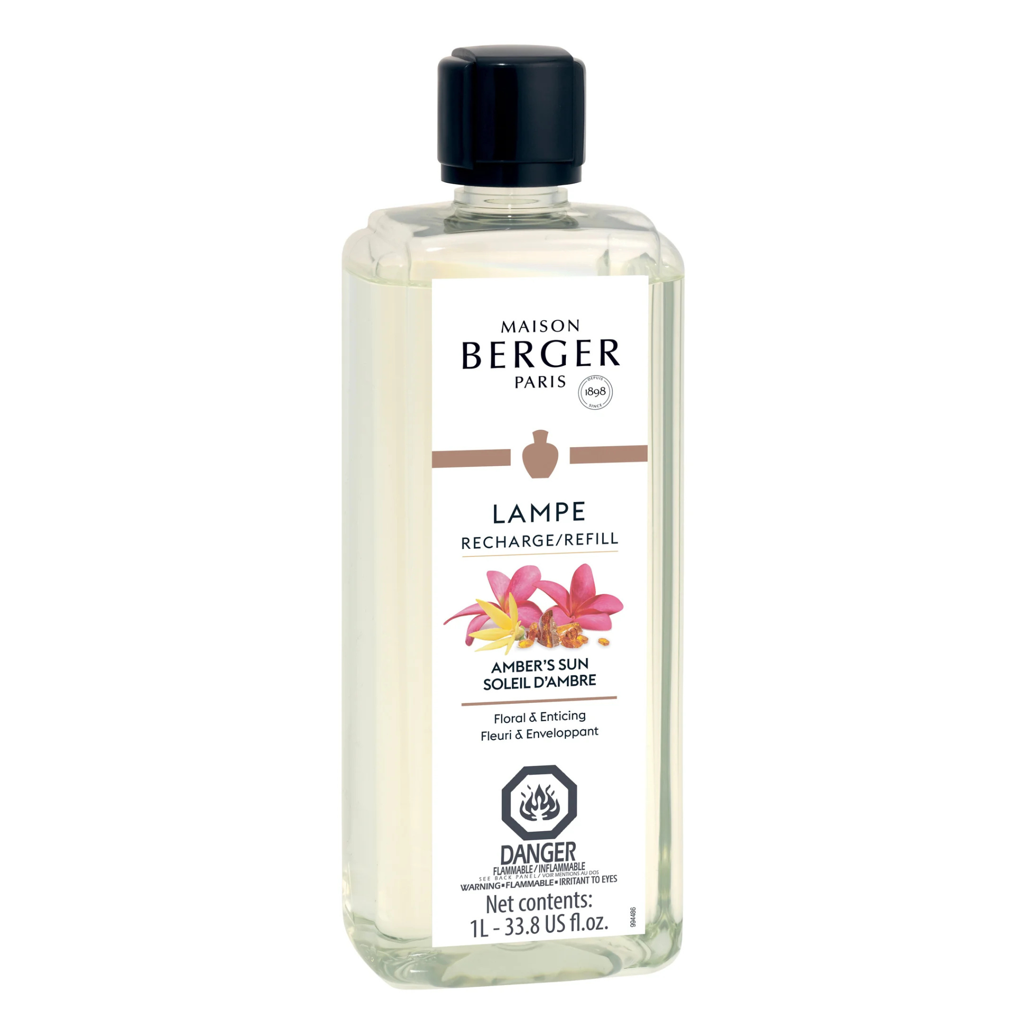 Recharge pour lampe Soleil D'Ambre 500ml - Maison Berger