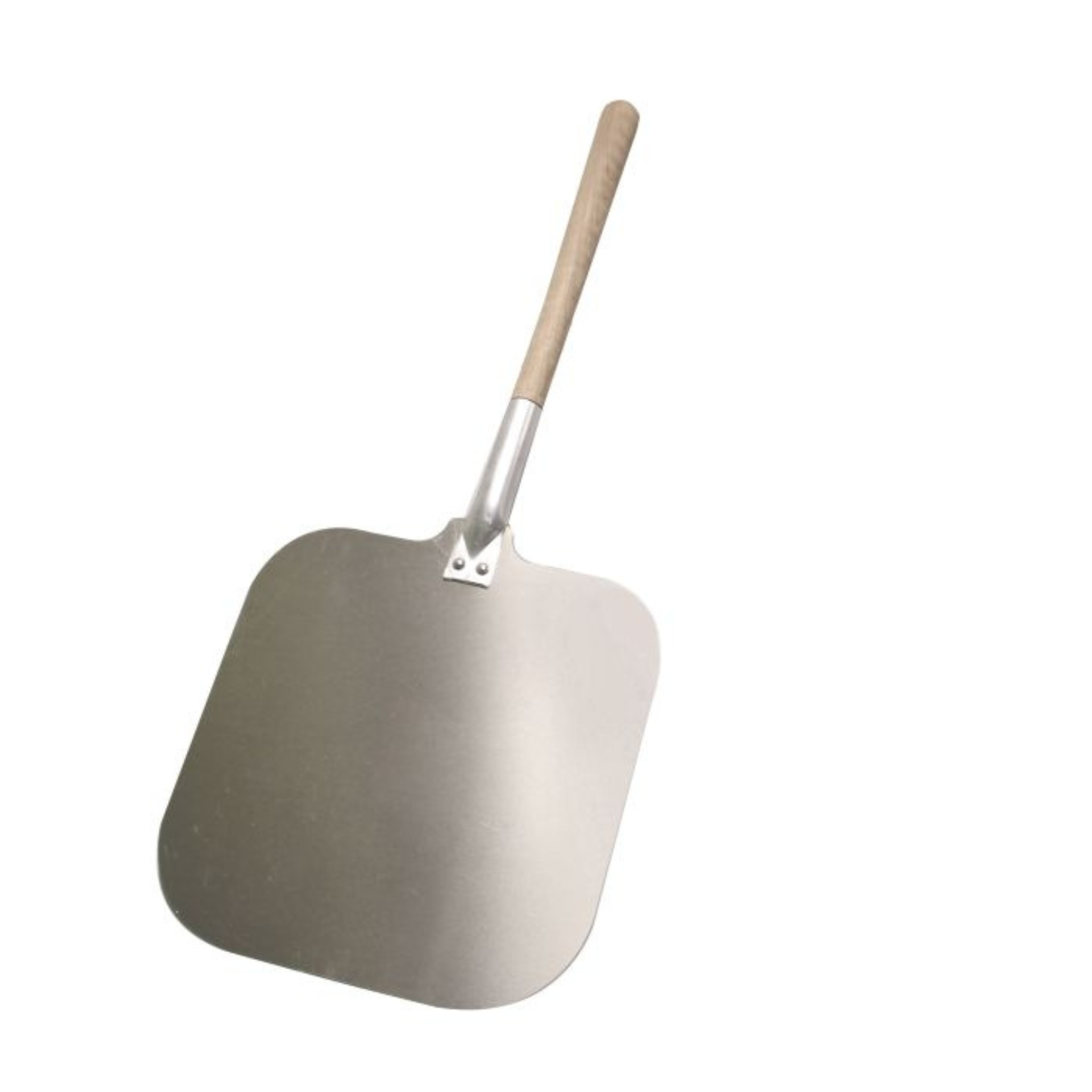 12x12 Aluminum Pizza Peel with 22" Wooden Handle