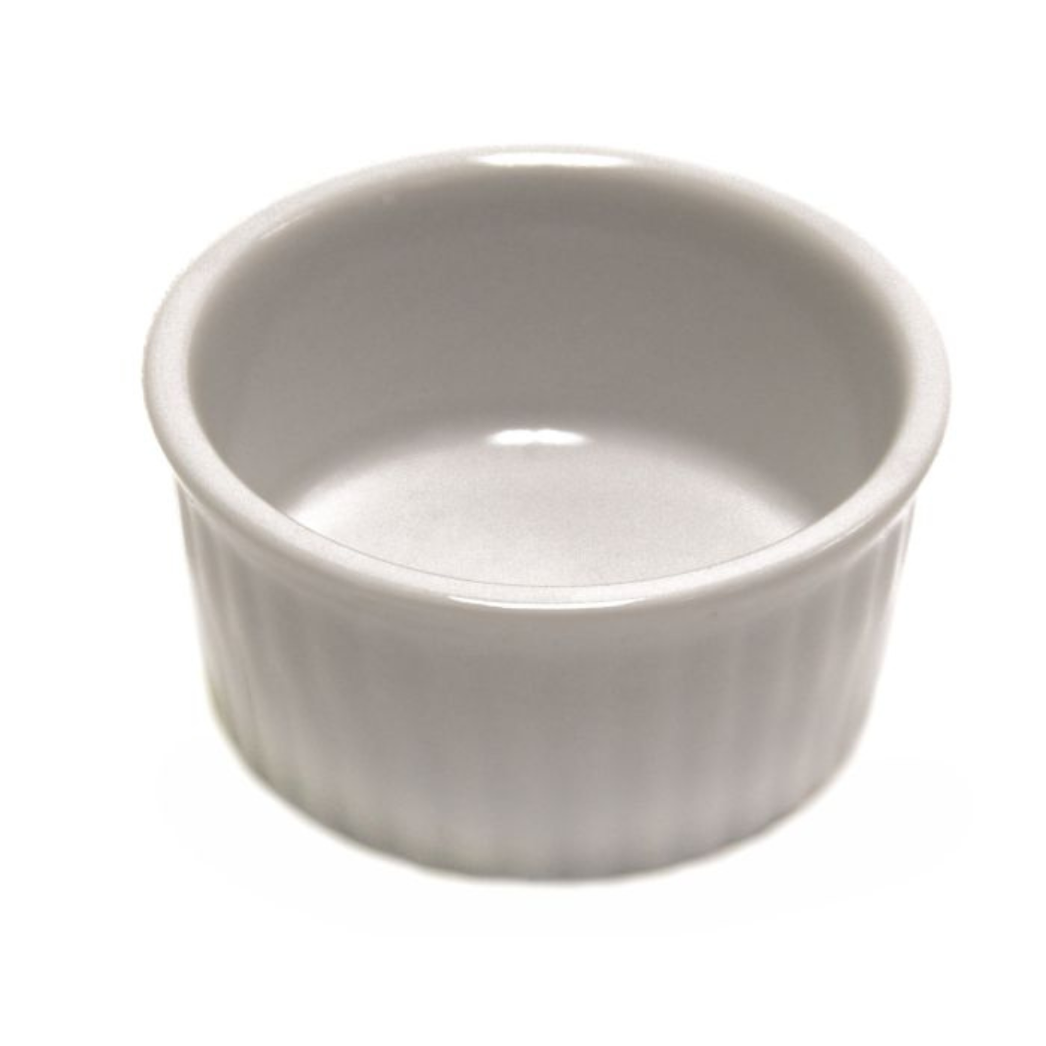 120 ml white ceramic ramekin