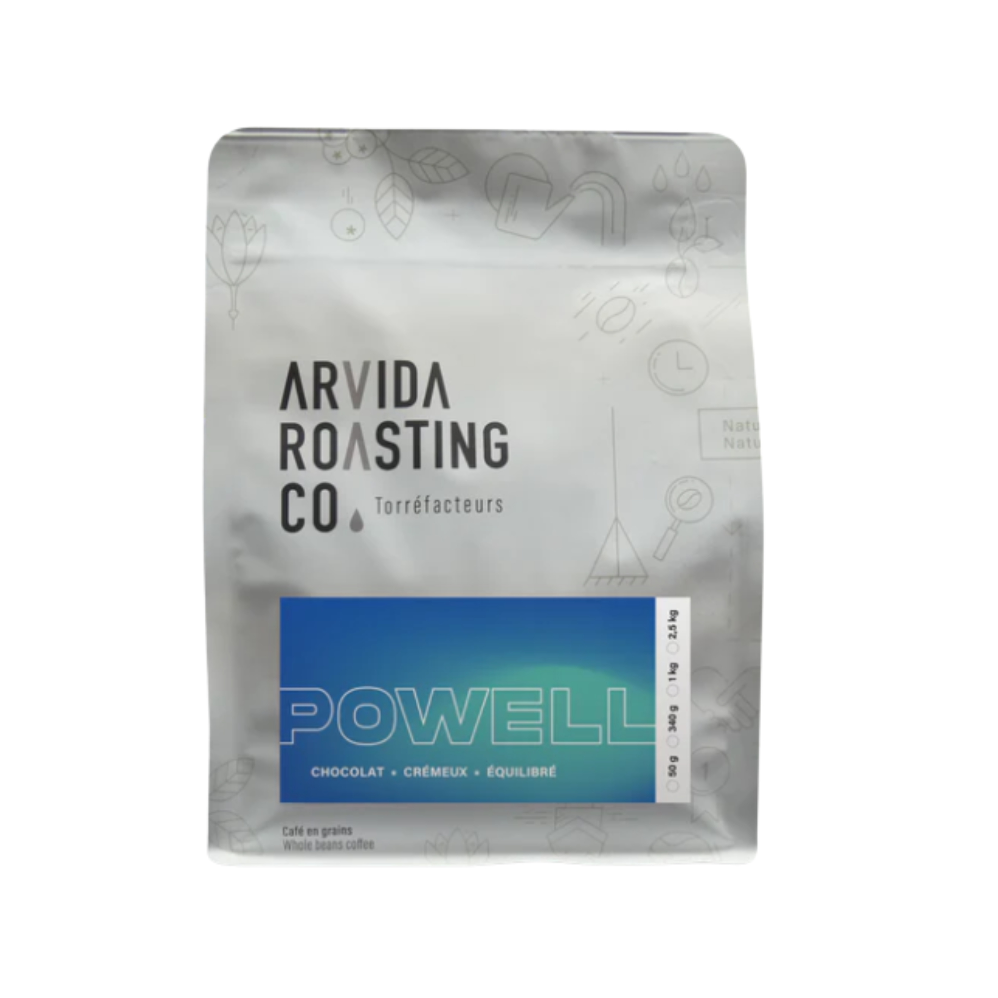 Café en grains Powell 1 kg - Arvida Roasting Co