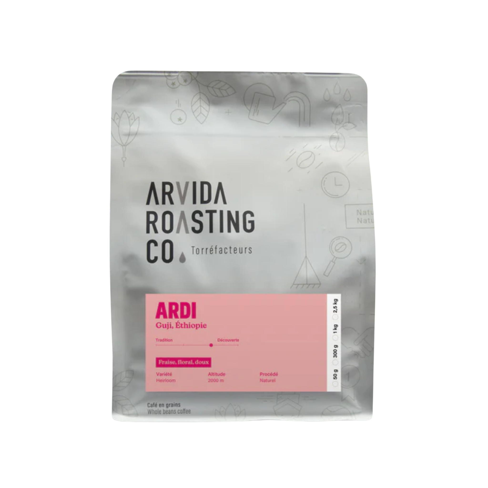 Café en grains Ardi 300 g - Arvida Roasting Co