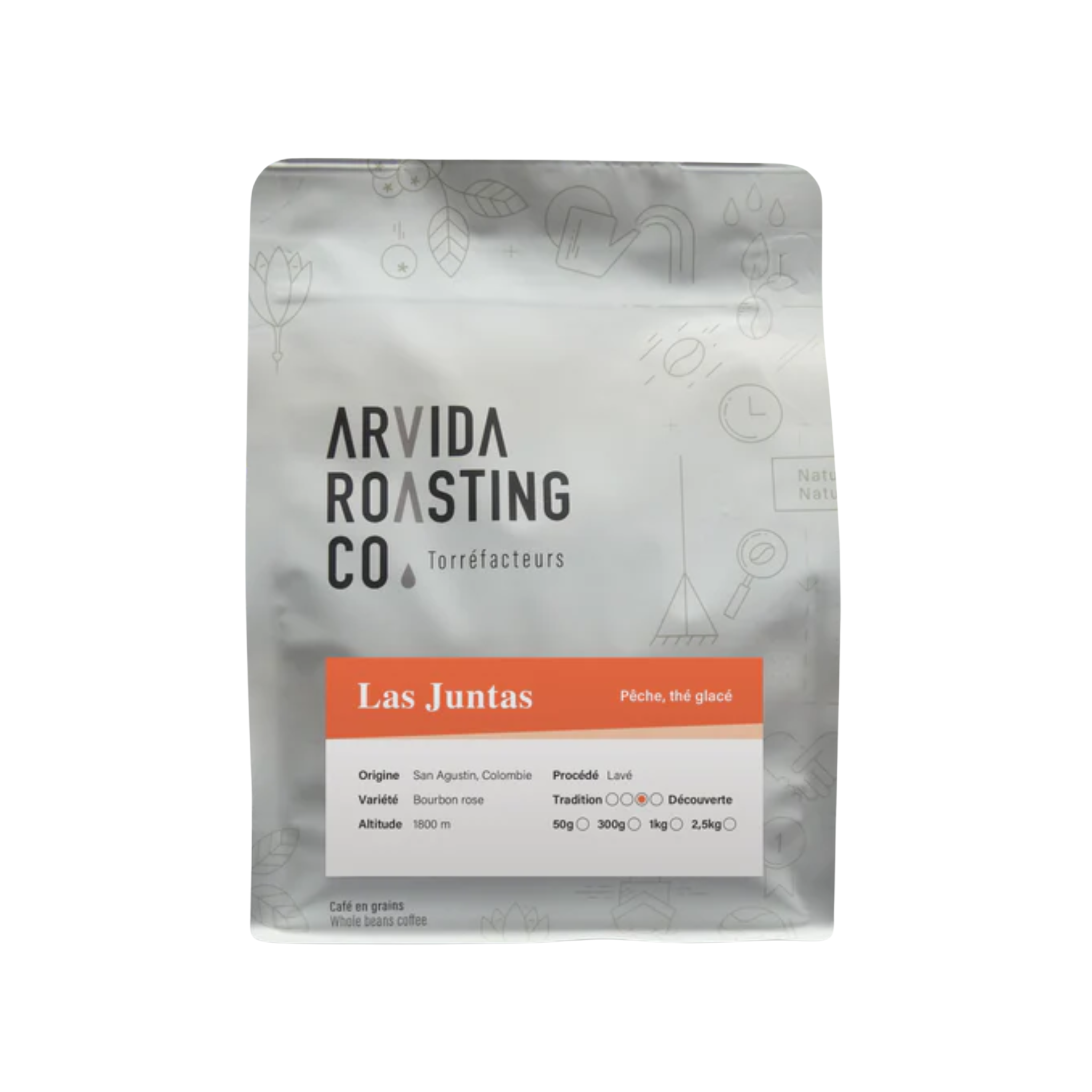 Café en grains Las Juntas 300 g - Arvida Roasting Co
