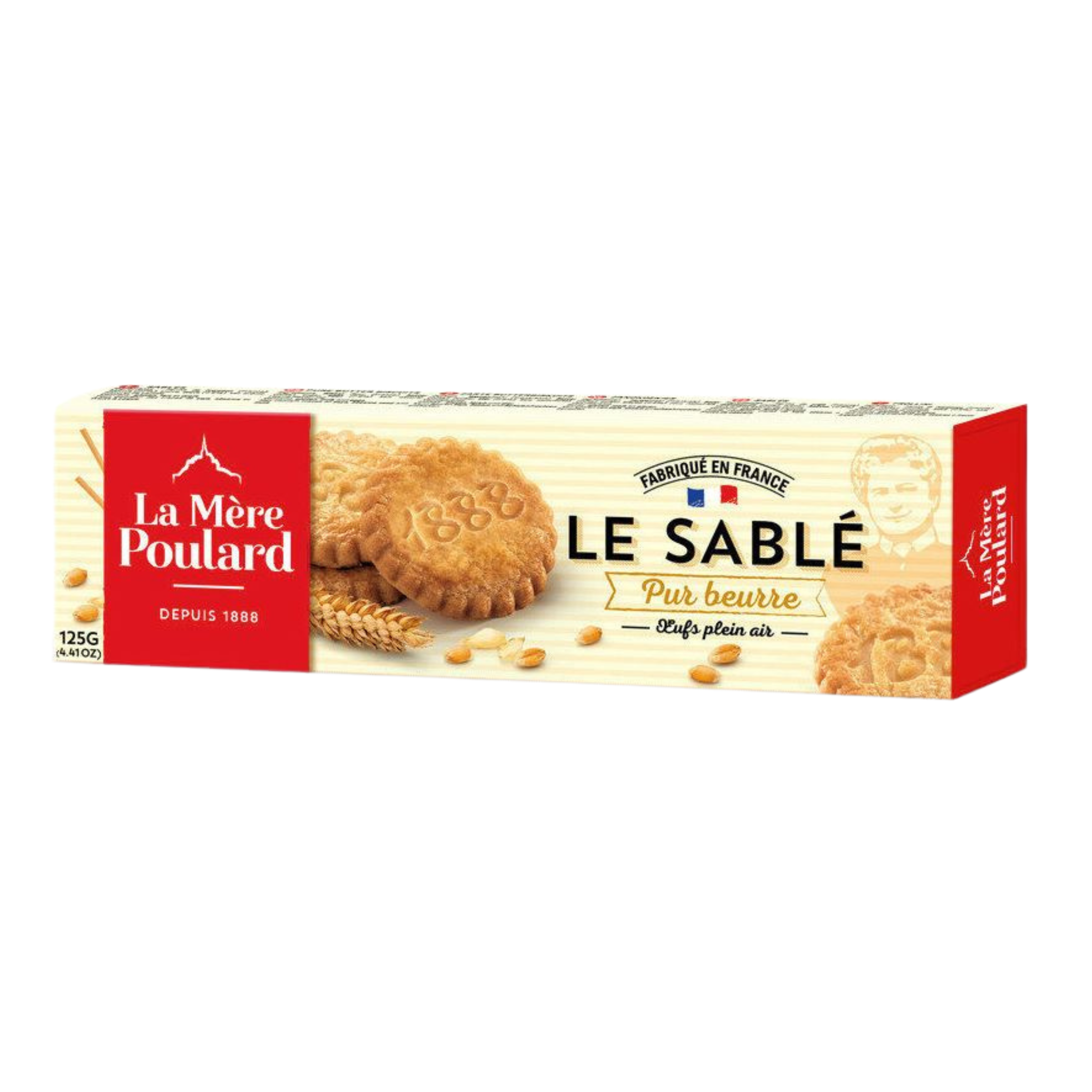 Butter shortbread biscuits 125g - La Mère Poulard