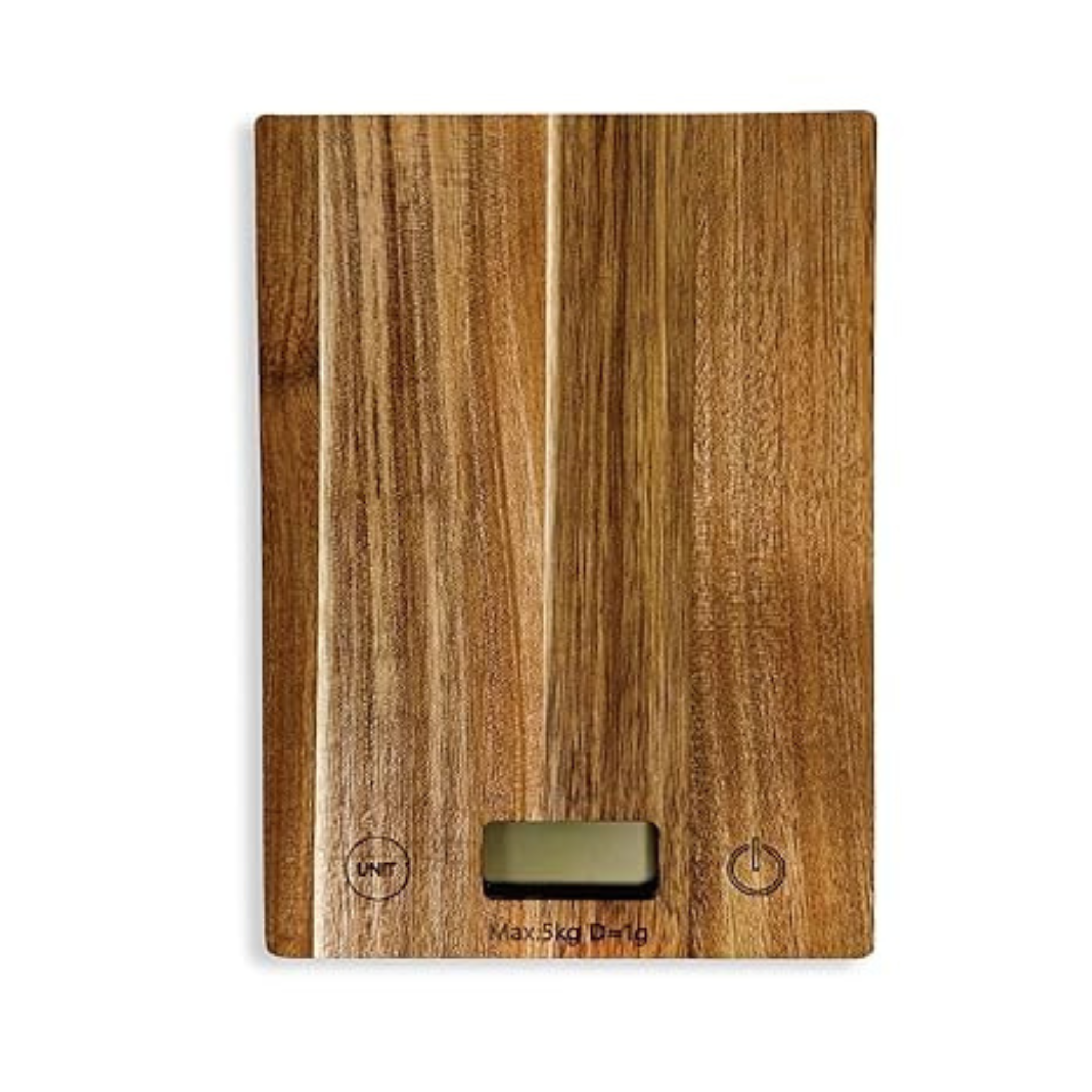 Balance alimentaire rectangulaire en bois d’acacia – JS Gourmet