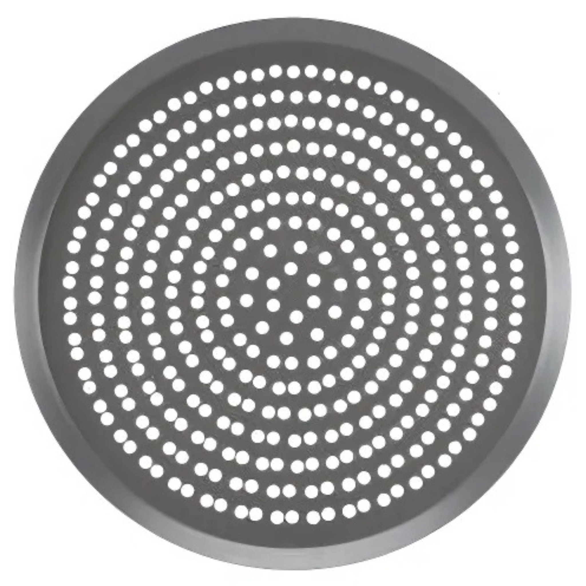 Assiette à pizza trouée 7 po