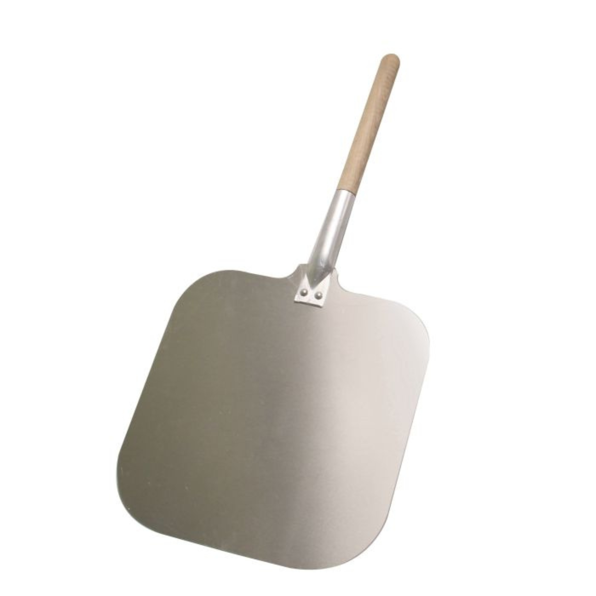 12x12 in. Aluminum Pizza Peel with 12 in. Wooden Handle