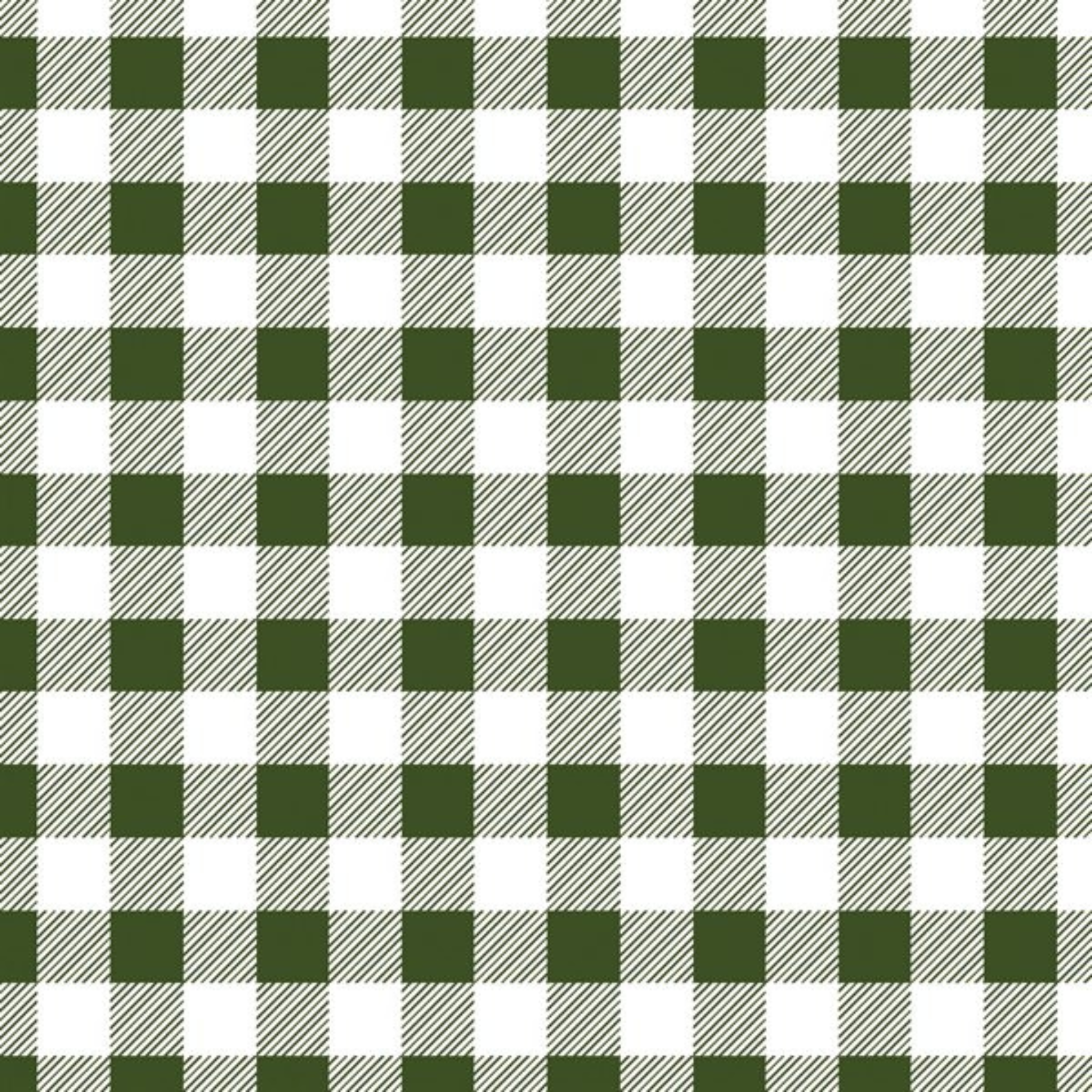 Nappe à carreaux Verts sur fond blanc (style vichy) 60x108 - Brunelli