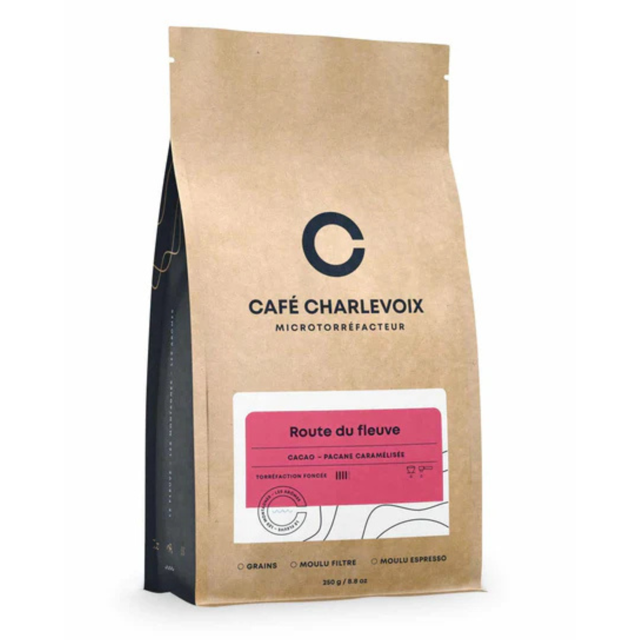 Café en grains Route du Fleuve 250 g - Café Charlevoix